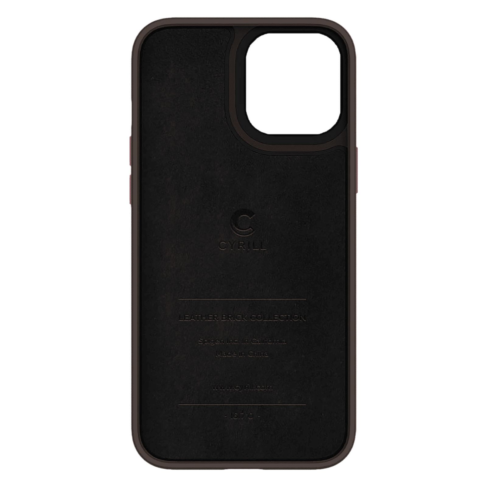 spigen Brick Soft Faux Leather, TPU & Polycarbonate Back Cover for Apple iPhone 12 Pro Max (Supports Wireless Charging, Saddle Brown)_5