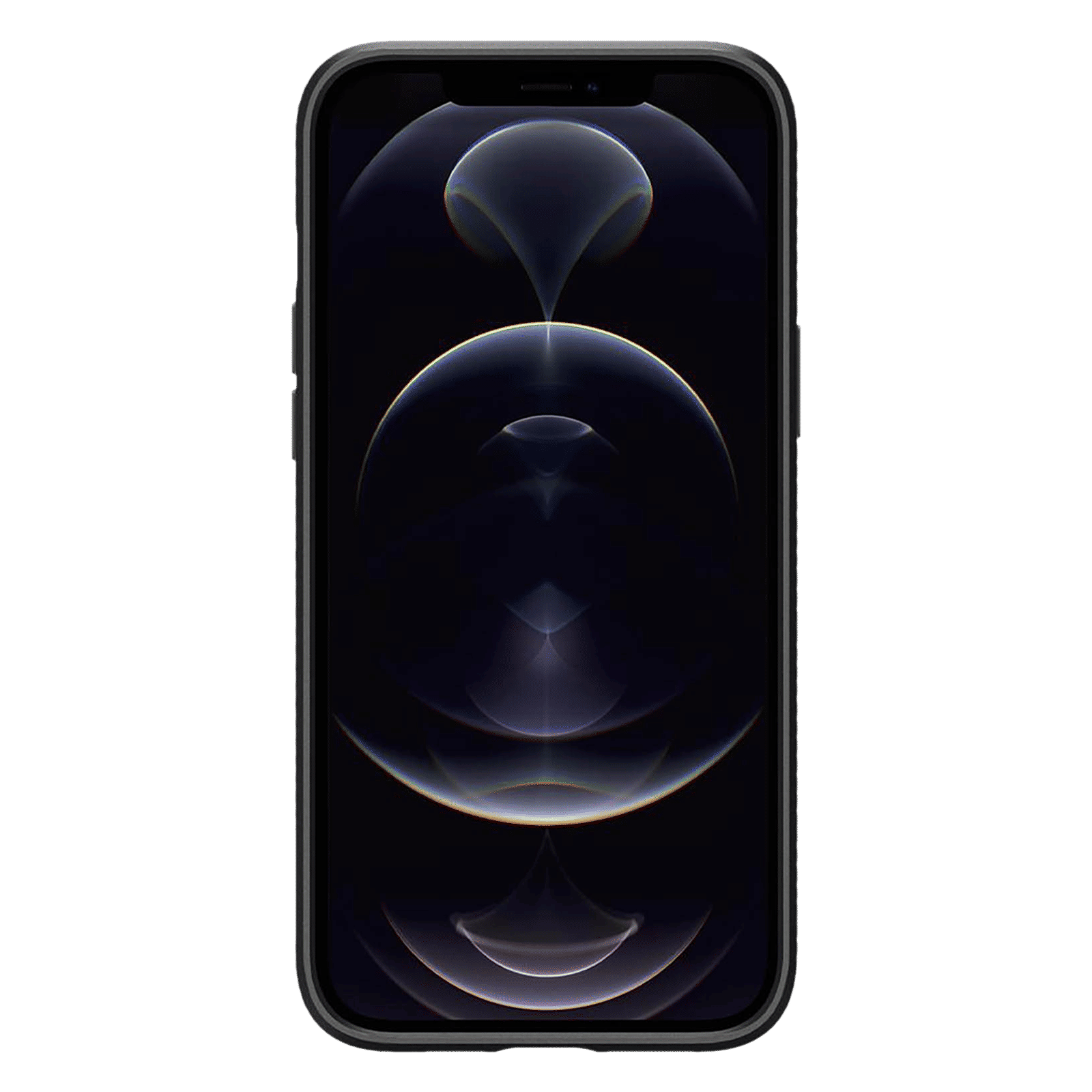 spigen Liquid Air TPU Back Cover For Apple iPhone 12 Pro Max (Supports Wireless Charging, Matte Black) spigen Liquid Air TPU Back Cover For Apple iPhone 12 Pro Max (Supports Wireless Charging, Matte Black)_3
