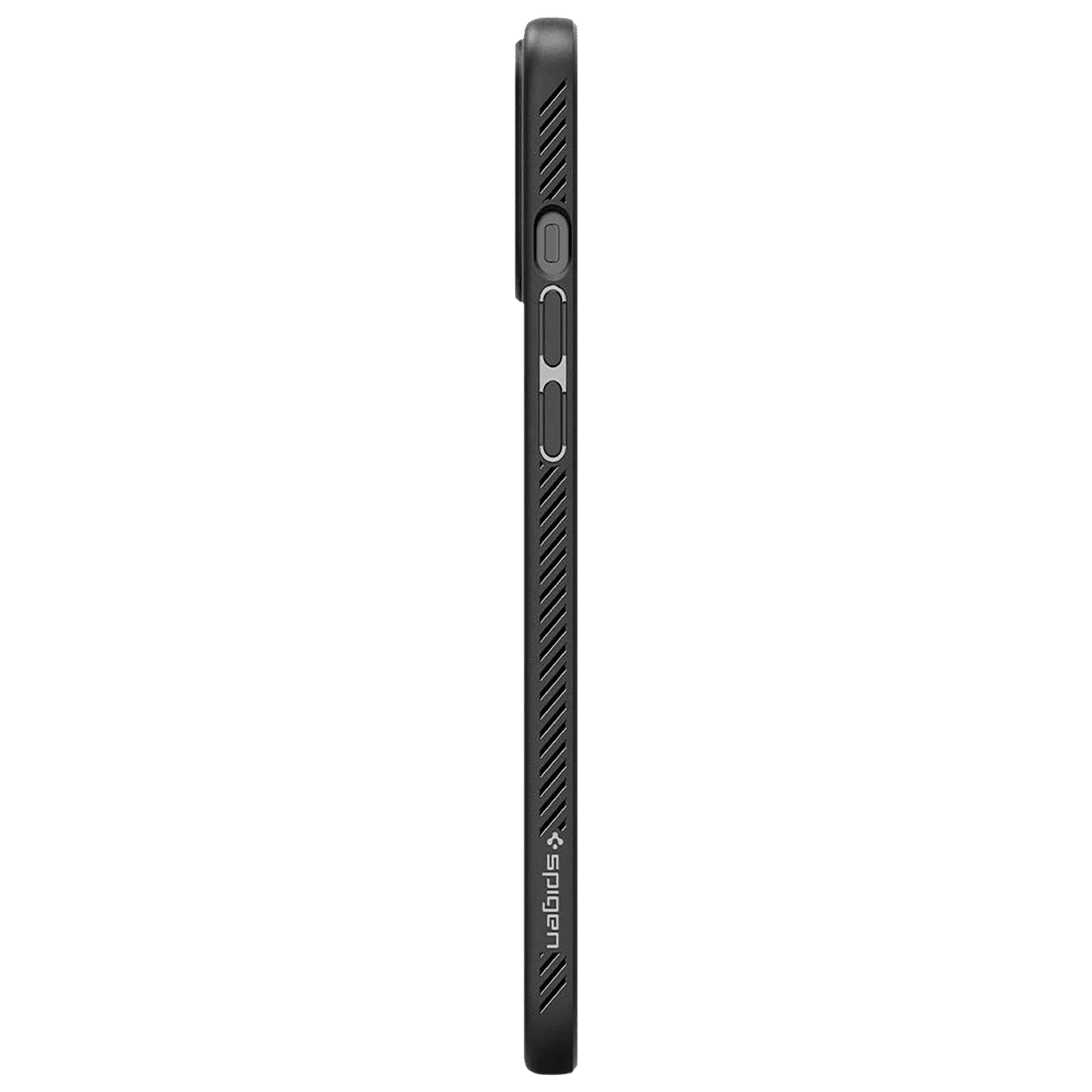 spigen Liquid Air TPU Back Cover For Apple iPhone 12 Pro Max (Supports Wireless Charging, Matte Black) spigen Liquid Air TPU Back Cover For Apple iPhone 12 Pro Max (Supports Wireless Charging, Matte Black)_5