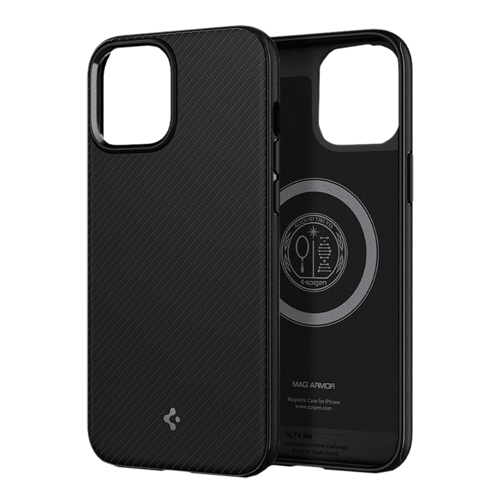 spigen TPU Back Cover for Apple iPhone 12 Pro Max (Air Cushion Technology,, Matte Black) spigen TPU Back Cover for Apple iPhone 12 Pro Max (Air Cushion Technology,, Matte Black)_15