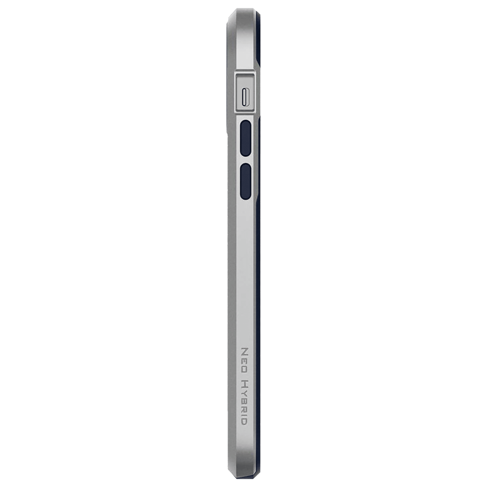 spigen Neo Hybrid Polycarbonate & TPU Back Cover for Apple iPhone 12, 12 Pro (Raised Edges, Satin Silver)_6
