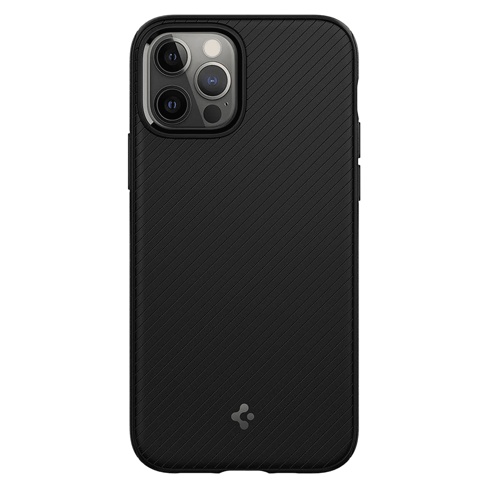 spigen Mag Armor TPU & PC Back Case For iPhone 12/iPhone 12 Pro (Slim & Grip-Friendly, ACS01865, Matte Black) spigen Mag Armor TPU & PC Back Case For iPhone 12/iPhone 12 Pro (Slim & Grip-Friendly, ACS01865, Matte Black)_5