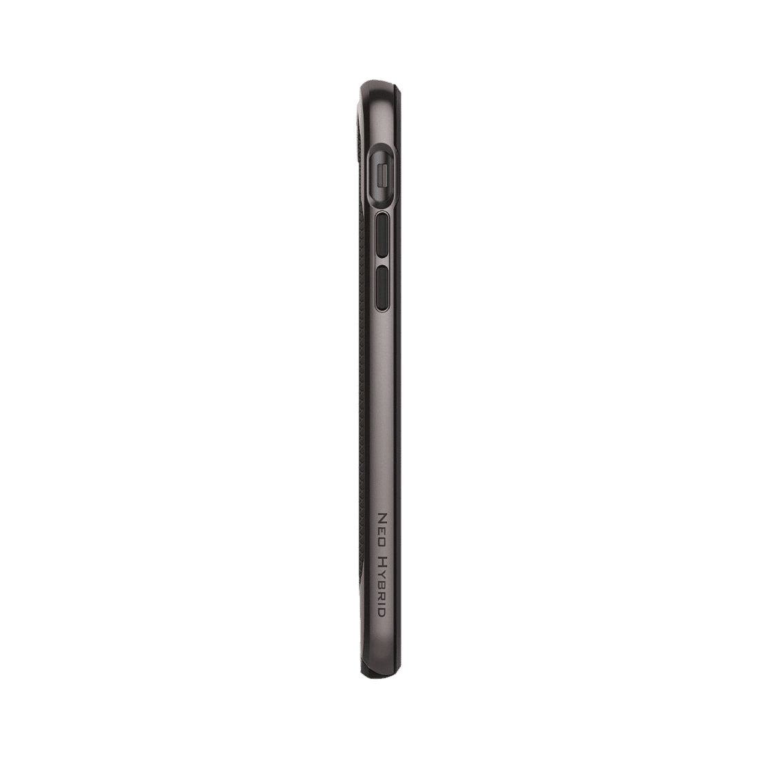 spigen Neo Hybrid Herringbone TPU & PC Back Case For iPhone SE (2020) (Air Cushion Technology, 054CS22197, Gunmetal)_9