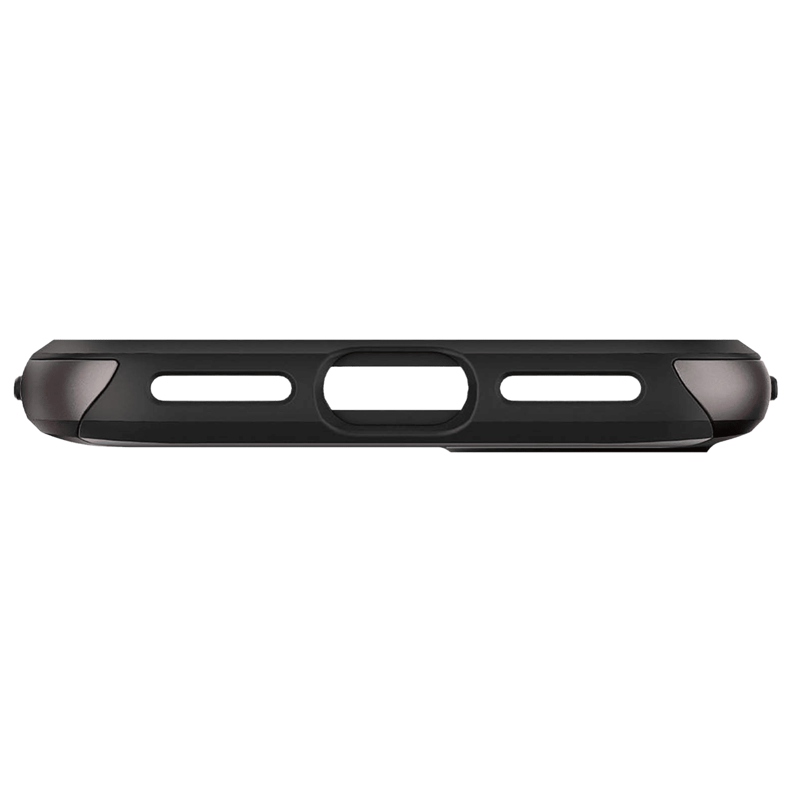 spigen Neo Hybrid Herringbone TPU & PC Back Case For iPhone SE (2020) (Air Cushion Technology, 054CS22197, Gunmetal)_4