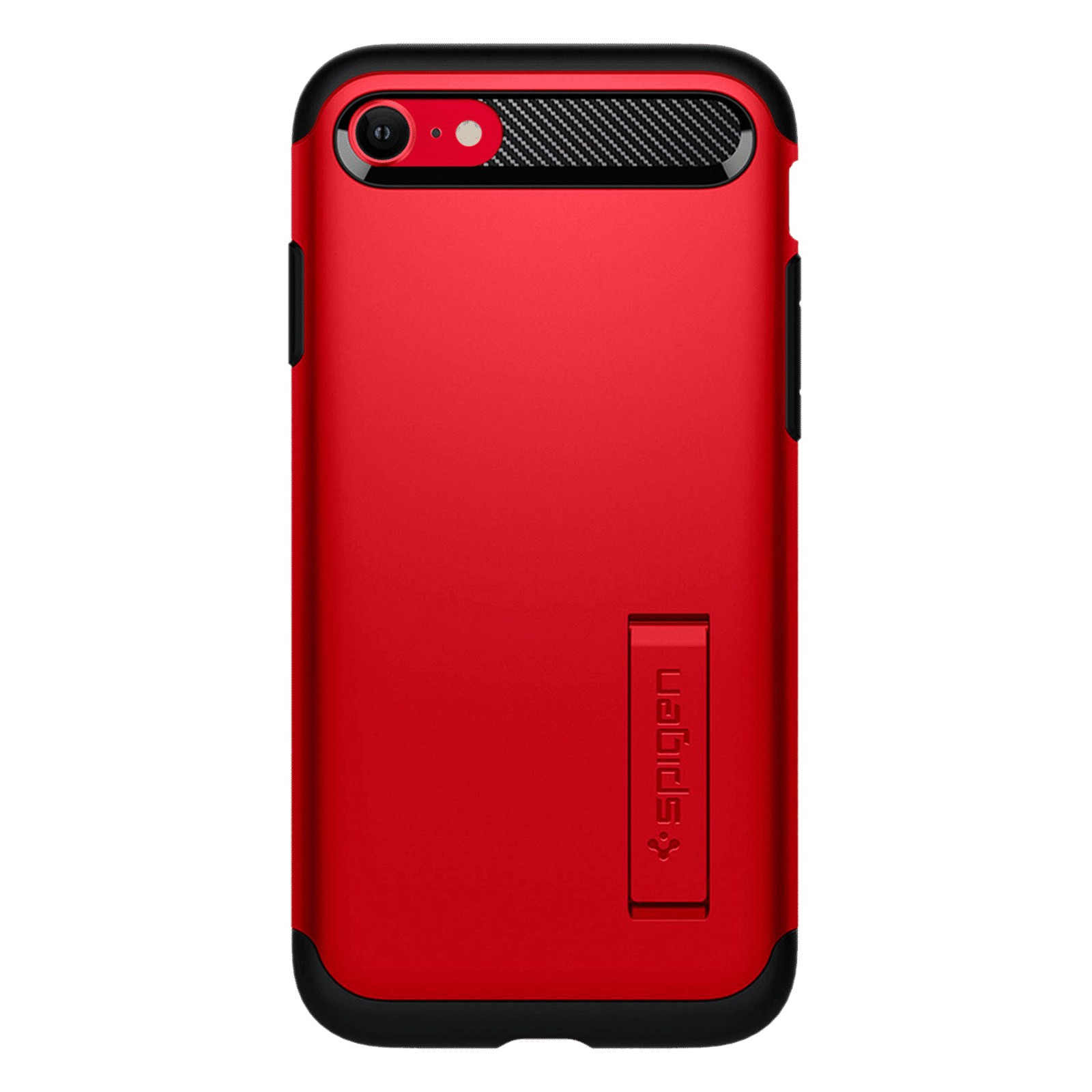 spigen Slim Armor TPU & PC Back Case For iPhone SE (2020)/iPhone 7/iPhone 8 (Air Cushion Technology, ACS01240, Red) spigen Slim Armor TPU & PC Back Case For iPhone SE (2020)/iPhone 7/iPhone 8 (Air Cushion Technology, ACS01240, Red)_3