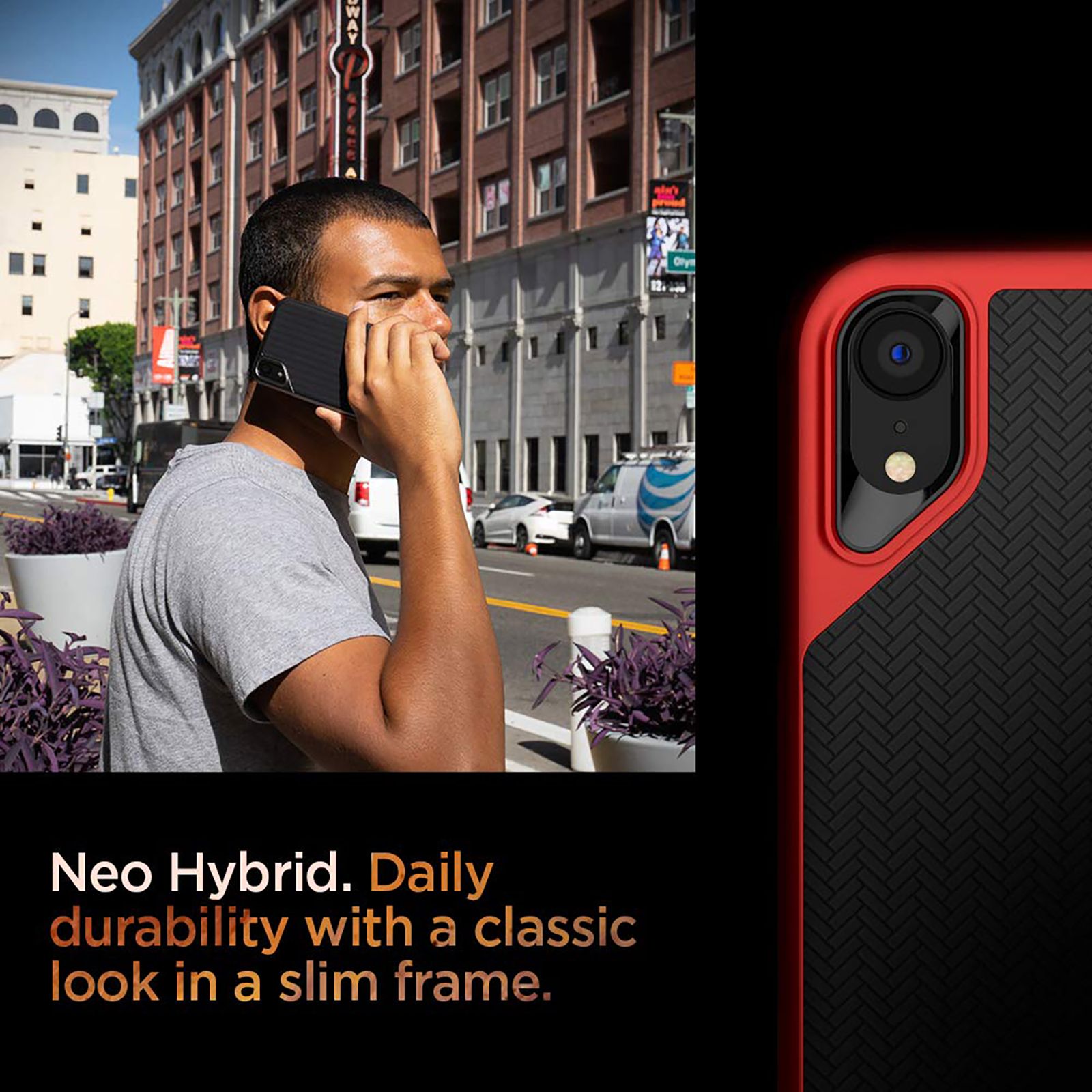 spigen TPU and Polycarbonate Back Cover for Apple iPhone XR (Camera Protection,, Red) spigen TPU and Polycarbonate Back Cover for Apple iPhone XR (Camera Protection,, Red)_7