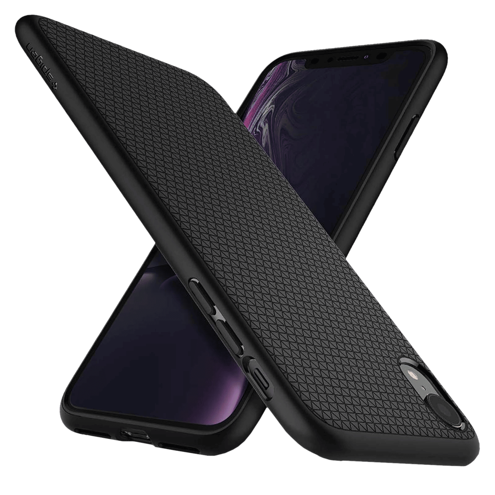 spigen Liquid Air TPU Back Cover for Apple iPhone XR (Wireless Charging Compatible, Matte Black) spigen Liquid Air TPU Back Cover for Apple iPhone XR (Wireless Charging Compatible, Matte Black)_3
