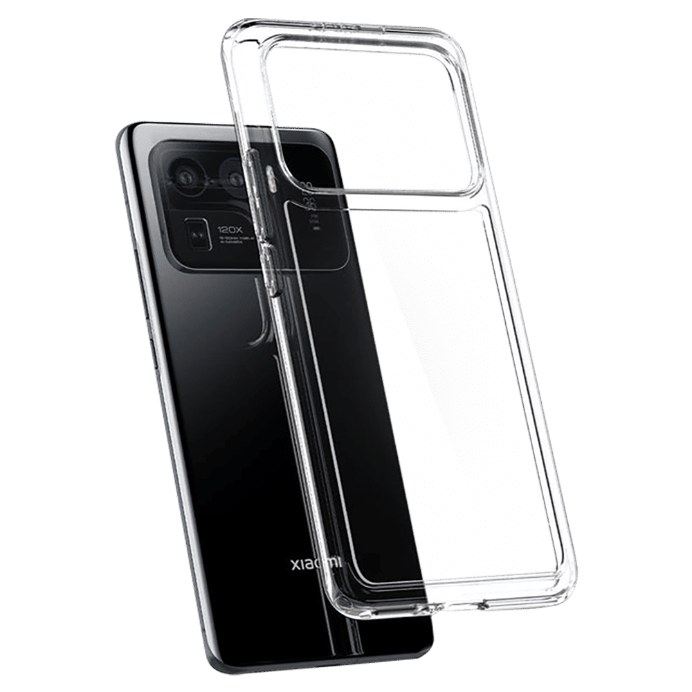 spigen Ultra Hybrid TPU & Polycarbonate Back Cover for Xiaomi Mi 11 Ultra (Wireless Charging Compatible?, Crystal Clear)_13