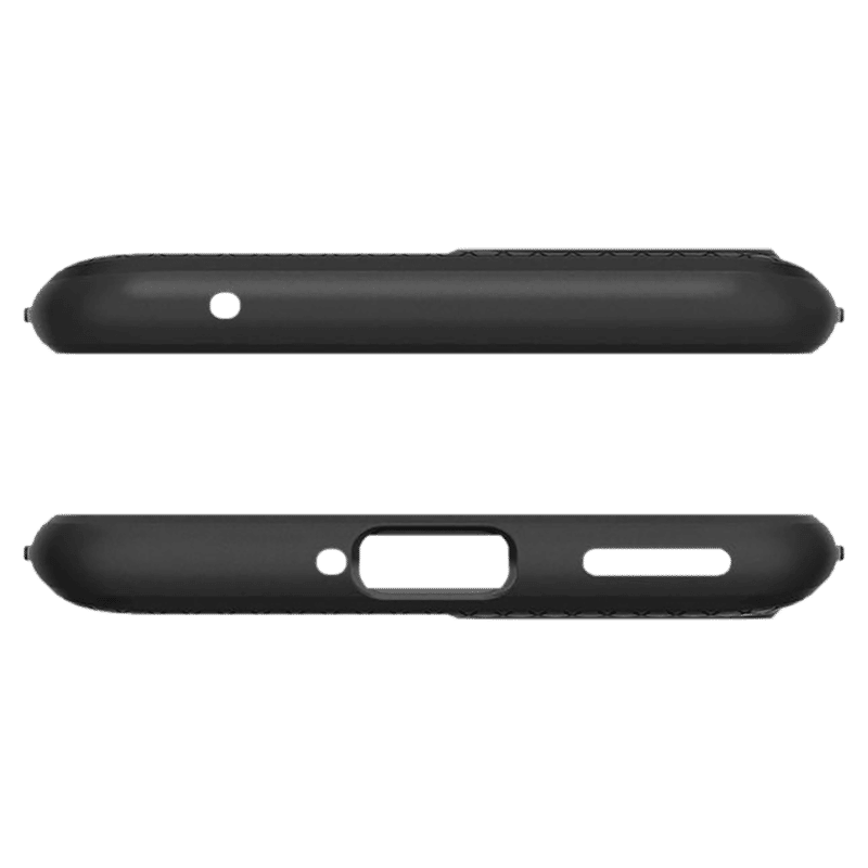 spigen Liquid Air TPU Back Cover for OnePlus 9 (Air Cushion Technology, Matte Black)_16
