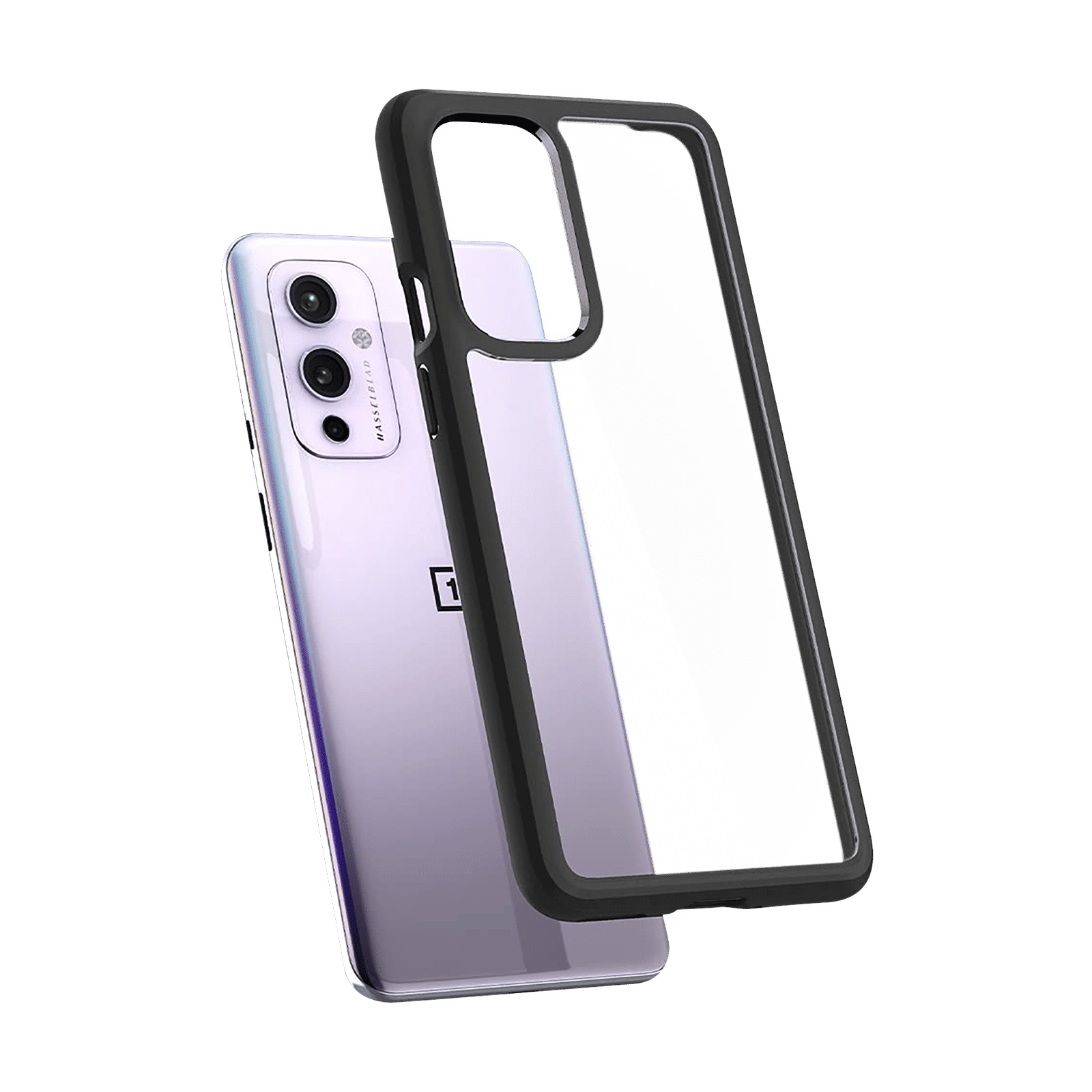 Spigen Ultra Hybrid Hard Polycarbonate & TPU Back Cover for OnePlus 9 5G (Air Cushion Technology, Matte Black)_5