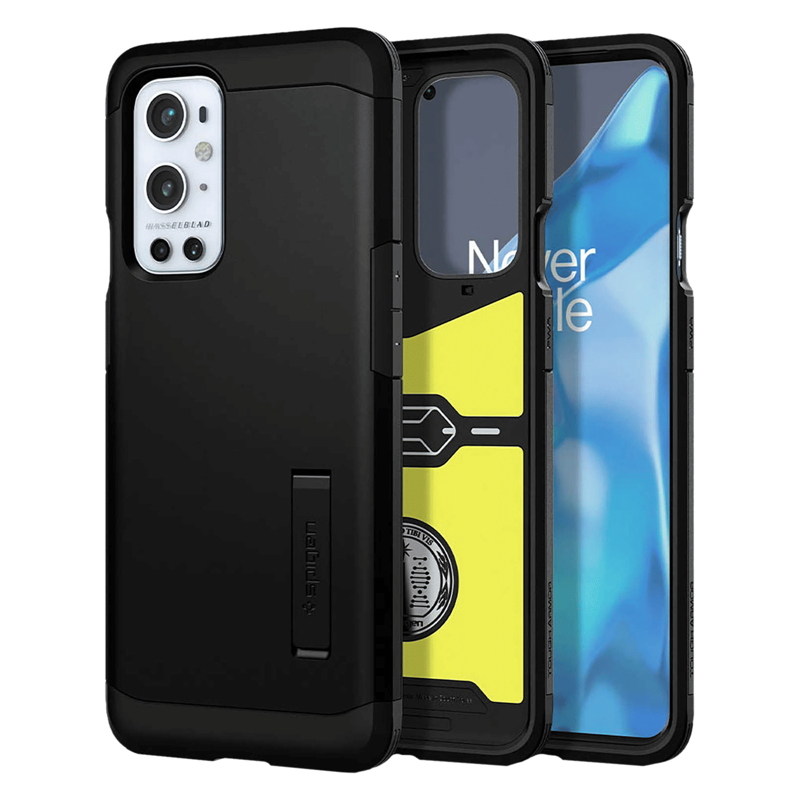 spigen Tough Armor TPU and PC Back Case For OnePlus 9 Pro (Air Cushion Technology, ACS02683, Black) spigen Tough Armor TPU and PC Back Case For OnePlus 9 Pro (Air Cushion Technology, ACS02683, Black)_1
