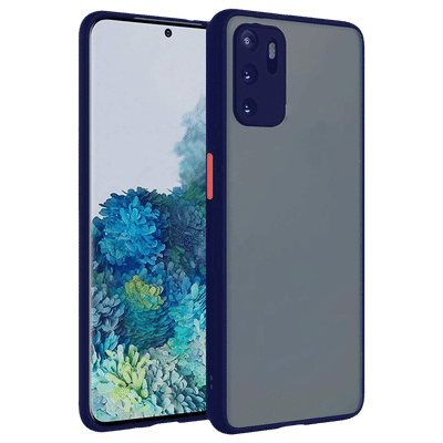 Arrow Duplex Acrylic & TPU Back Cover for OPPO Reno 6 (Scratch Resistant, Blue)