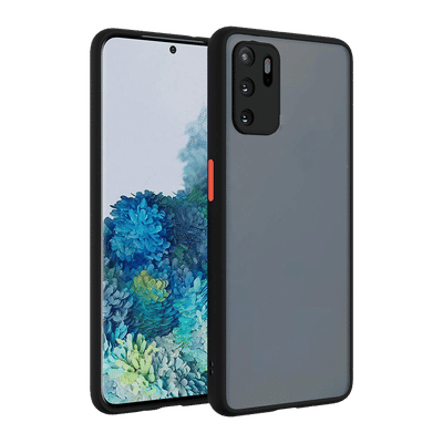 Arrow Duplex Acrylic & TPU Back Cover for OPPO Reno 6 Pro (Scratch Resistant, Black)