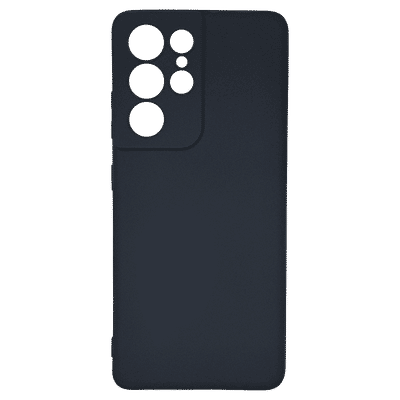 soundREVO C021PU TPU Back Cover for Samsung Galaxy S21 Ultra (Camera Protection,, Black)