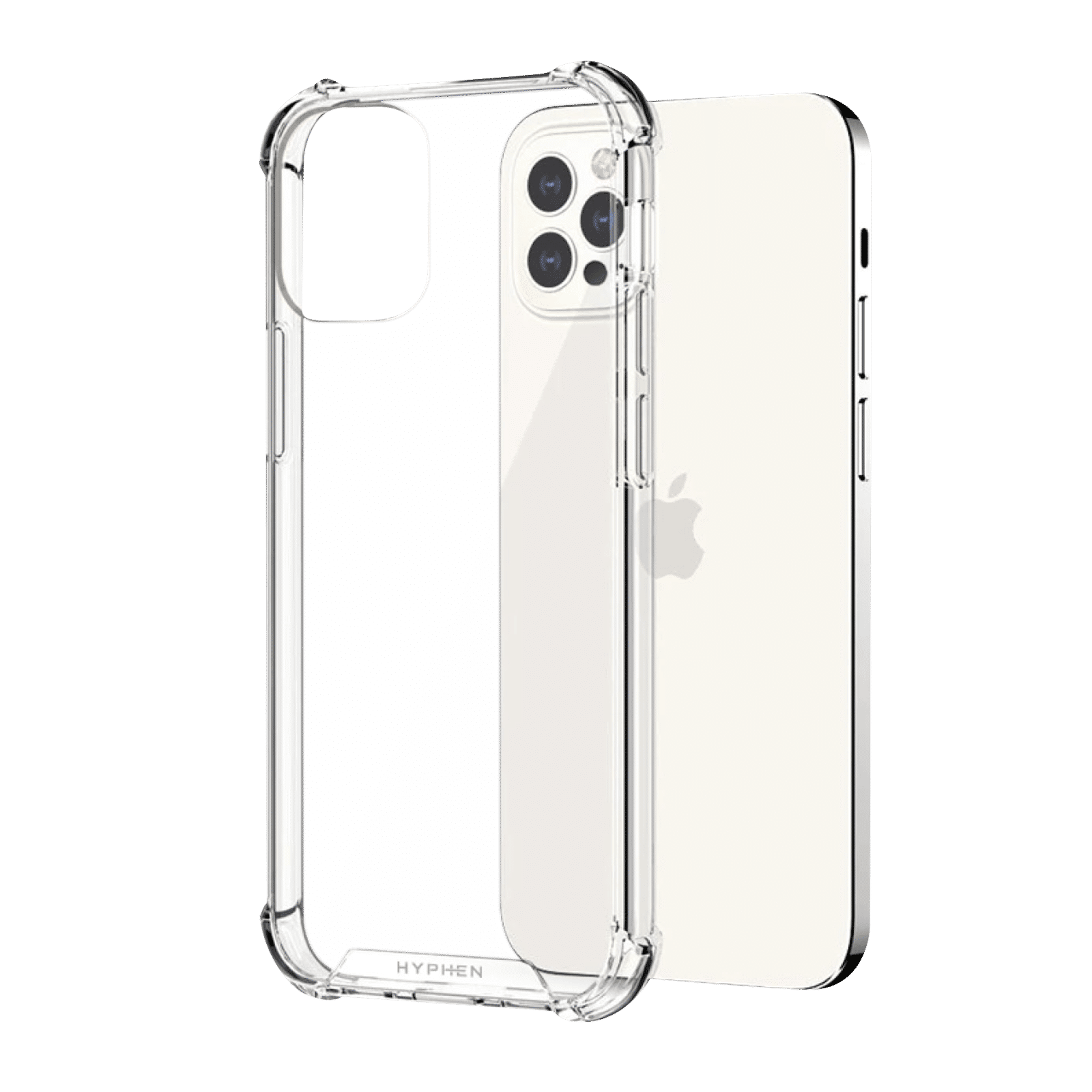 Hyphen DURO Screen Protector & TPU Back Cover Combo for Apple iPhone 13 Pro Max (Supports Wireless Charging, Clear)_6