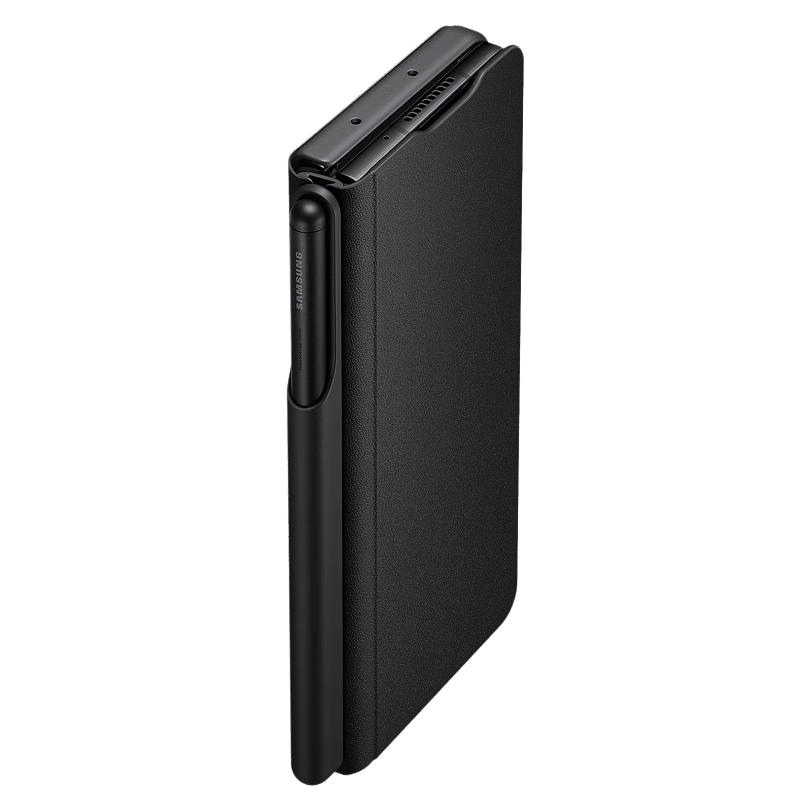 SAMSUNG Flip Cover for Galaxy Z Fold3 5G (With S Pen Holder, Black)_7
