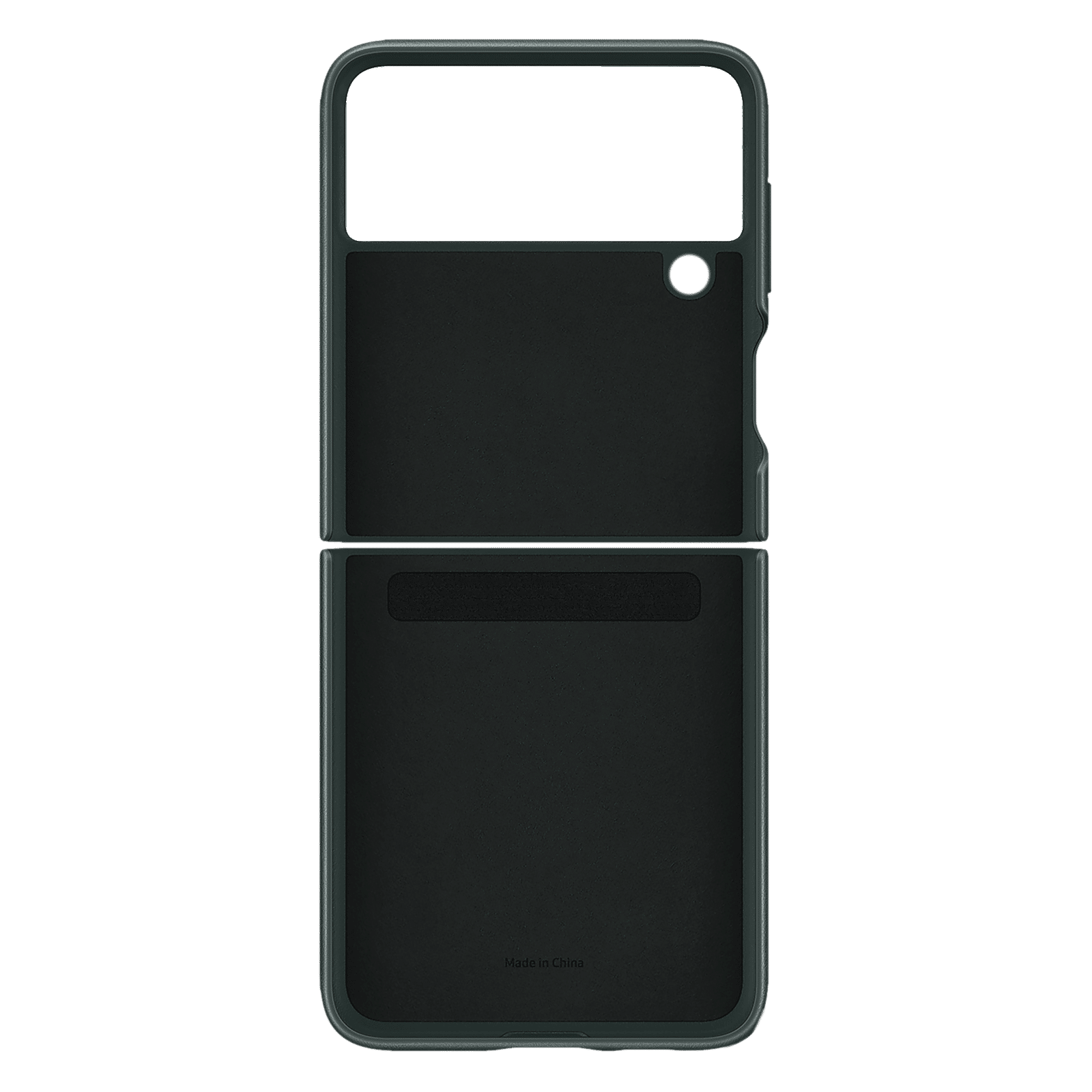 SAMSUNG Soft Leather Back Cover for SAMSUNG Galaxy Z Flip3 5G (Premium Protection, Green)_4