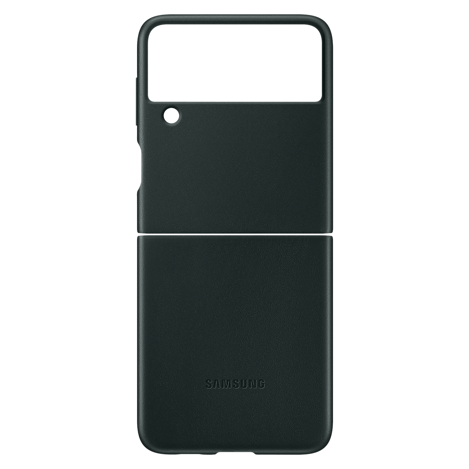 SAMSUNG Soft Leather Back Cover for SAMSUNG Galaxy Z Flip3 5G (Premium Protection, Green)_6