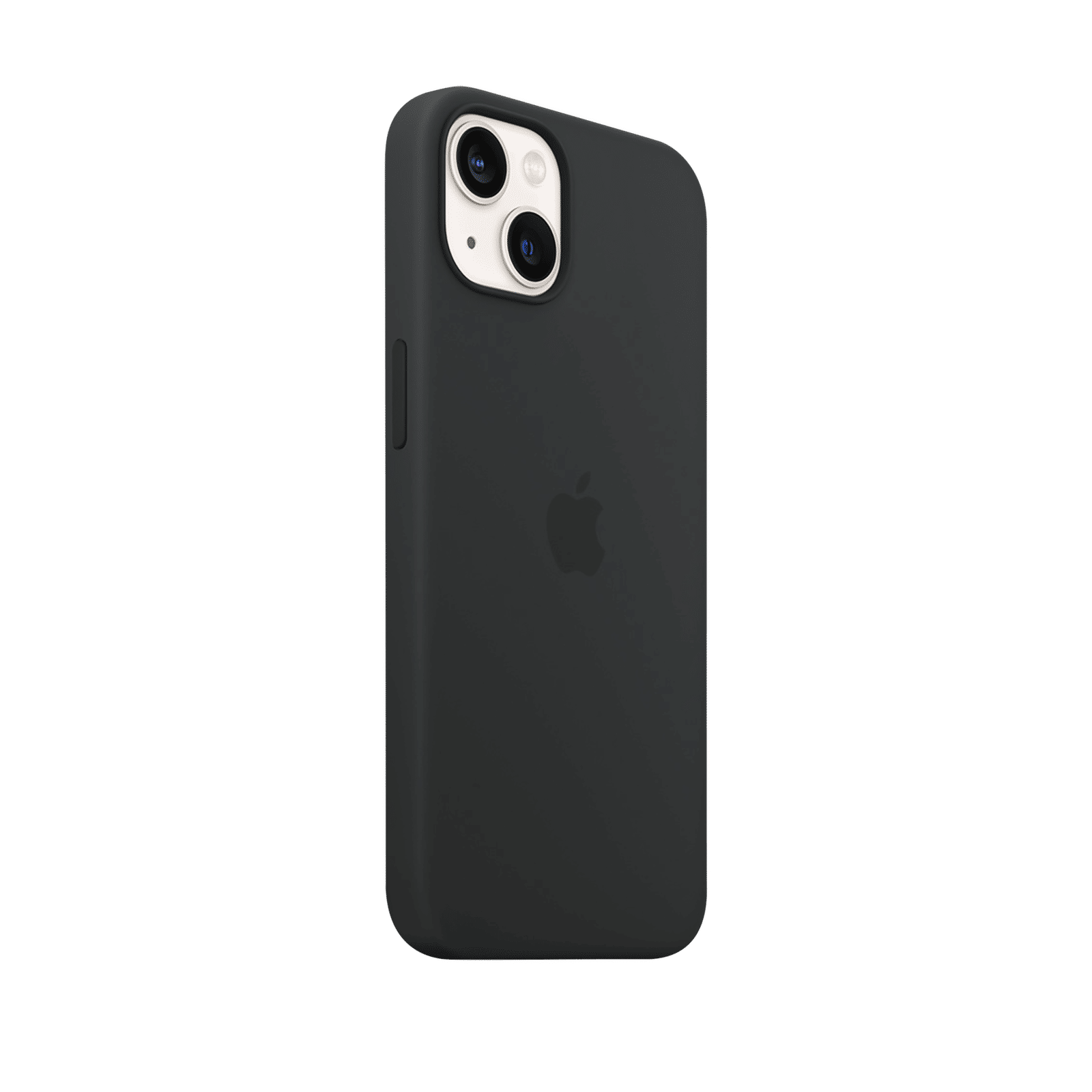Apple Soft Silicone Back Cover for Apple iPhone 13 (Supports Wireless Charging, Midnight)_4