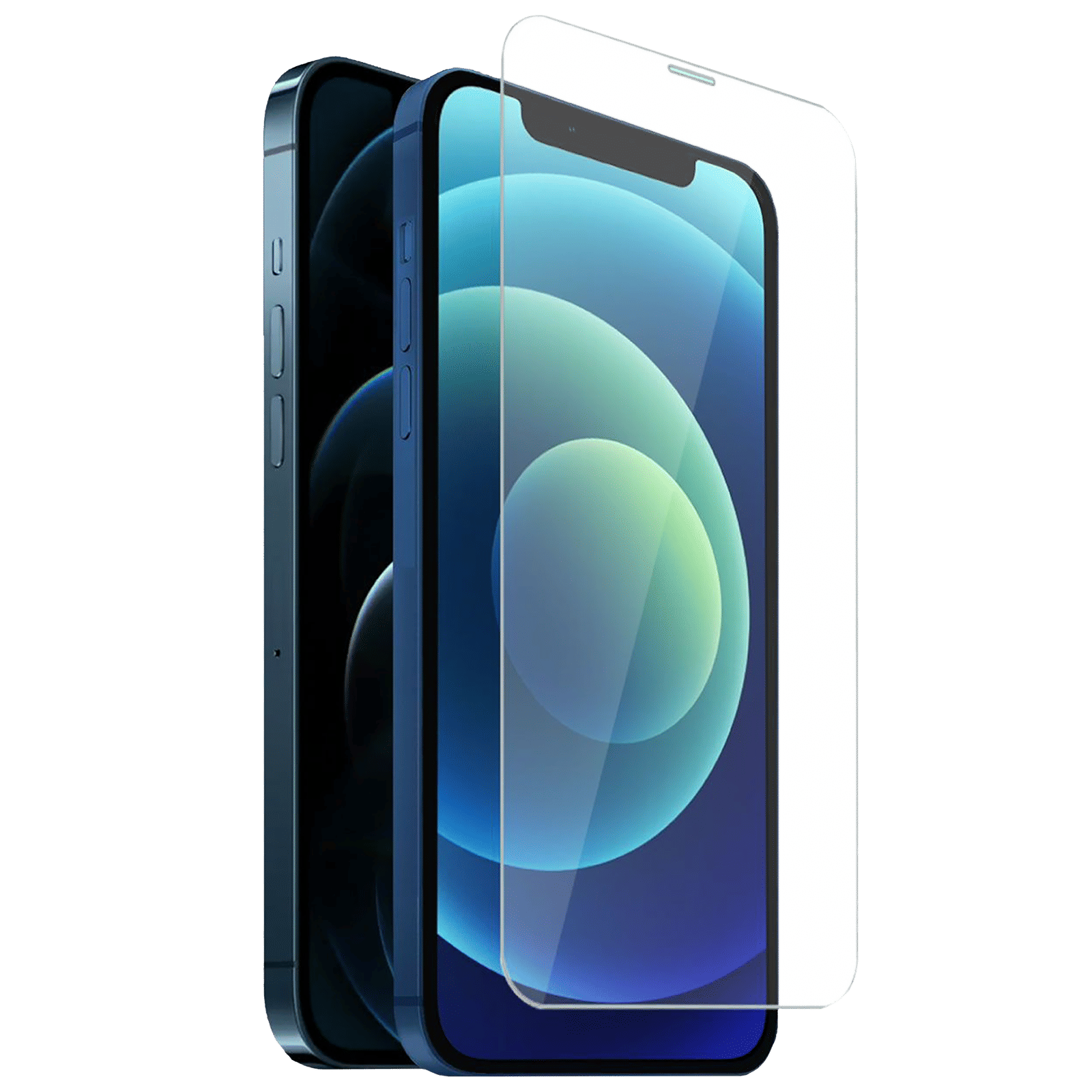 ESSE ECD-DTA121086IN Tempered Glass & Hard TPU Back Cover Combo for Apple iPhone 12, 12 Pro (Drop Protection, Clear)_6