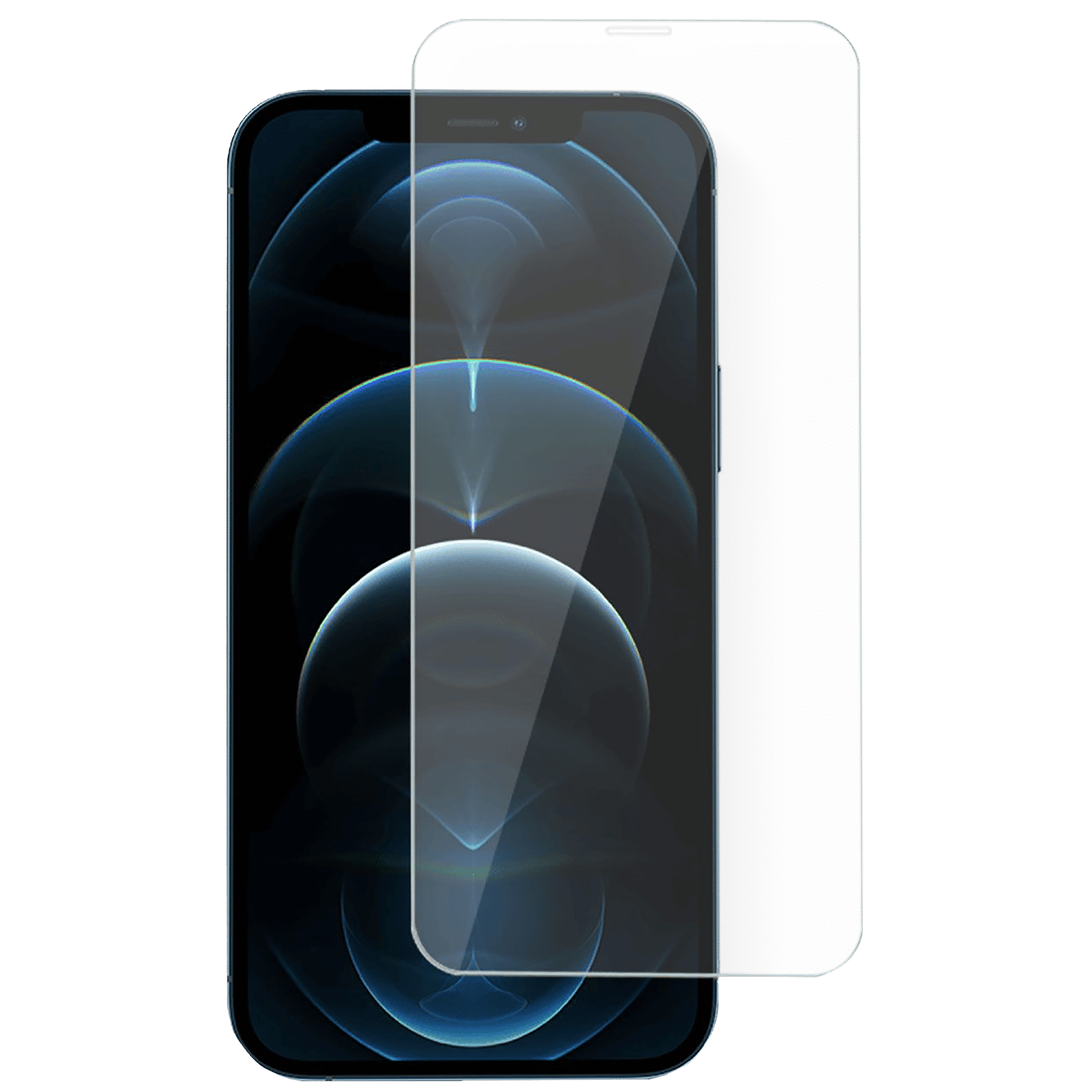 ESSE ECD-DTA121086IN Tempered Glass & Hard TPU Back Cover Combo for Apple iPhone 12, 12 Pro (Drop Protection, Clear)_7