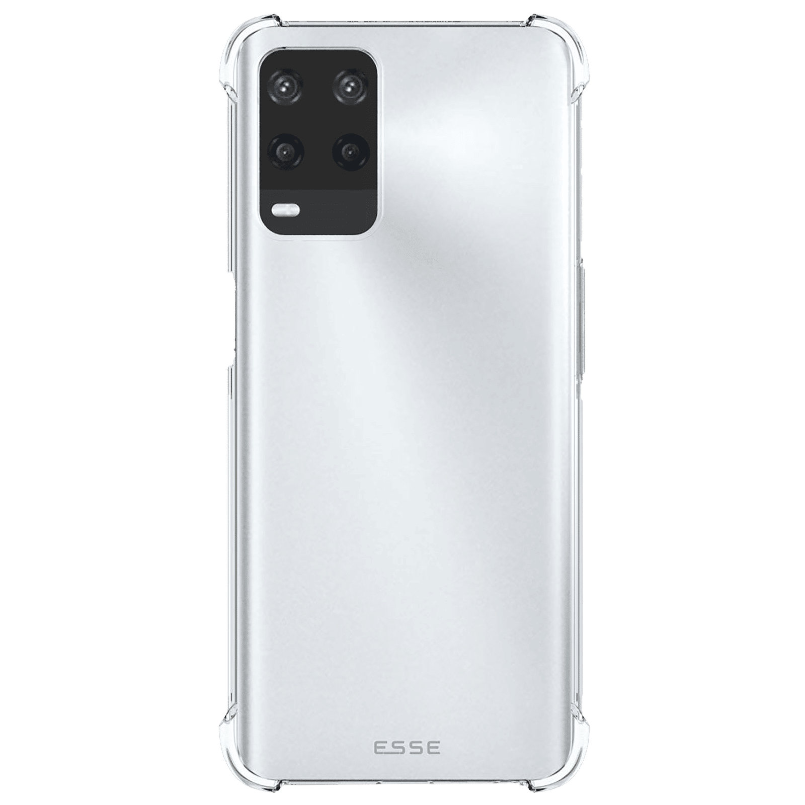 ESSE Screen Protector & TPU Back Cover Combo for OPPO A54 (Drop Protection, Clear)_3