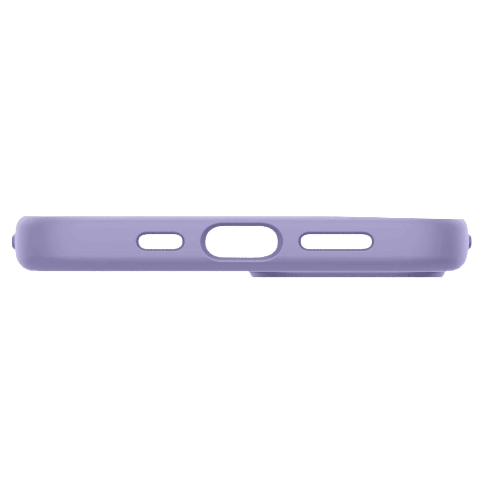 spigen Fit Silicone Back Cover for Apple iPhone 13 mini (Soft Microfiber Lining, Iris Purple)_6
