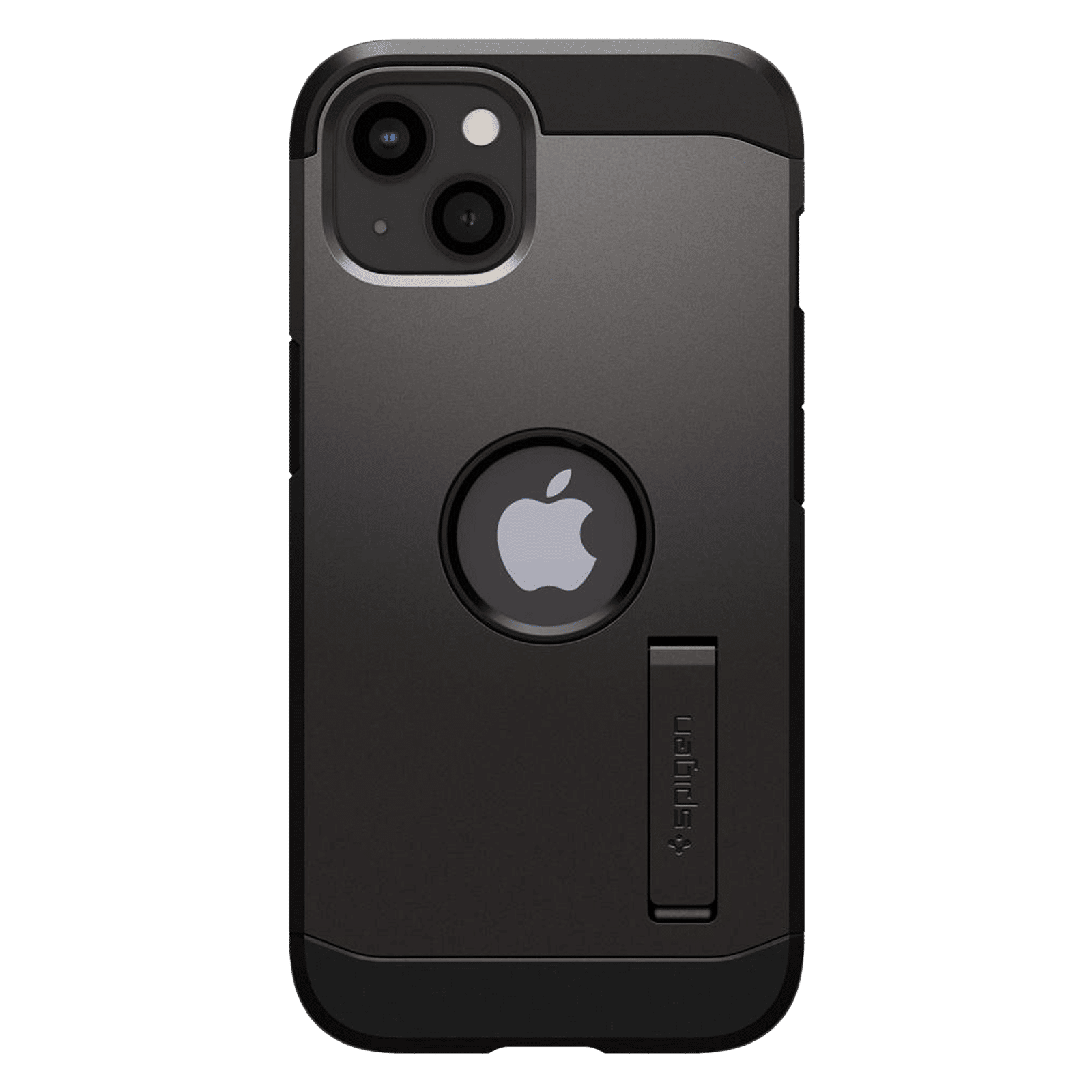 spigen Tough Armor TPU & Polycarbonate Back Case with Stand for Apple iPhone 13 (Wireless Charging Compatible, Gunmetal) spigen Tough Armor TPU & Polycarbonate Back Case with Stand for Apple iPhone 13 (Wireless Charging Compatible, Gunmetal)_4