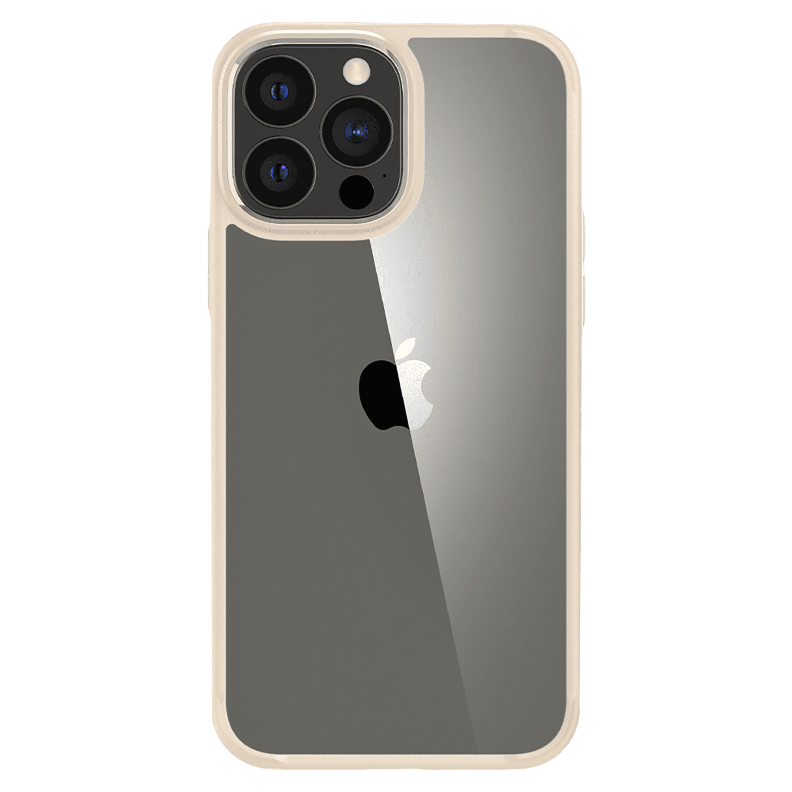 spigen Ultra Hybrid TPU & Polycarbonate Back Cover for Apple iPhone 13 Pro (Wireless Charging Compatible?, Sand Beige)_4
