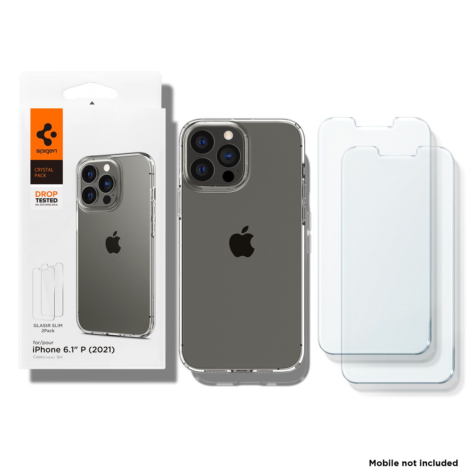 spigen Ultra Hybrid Back Case For iPhone 13 Pro Max (Air Cushion Technology, ACS03636, Crystal Clear) spigen Ultra Hybrid Back Case For iPhone 13 Pro Max (Air Cushion Technology, ACS03636, Crystal Clear)_3