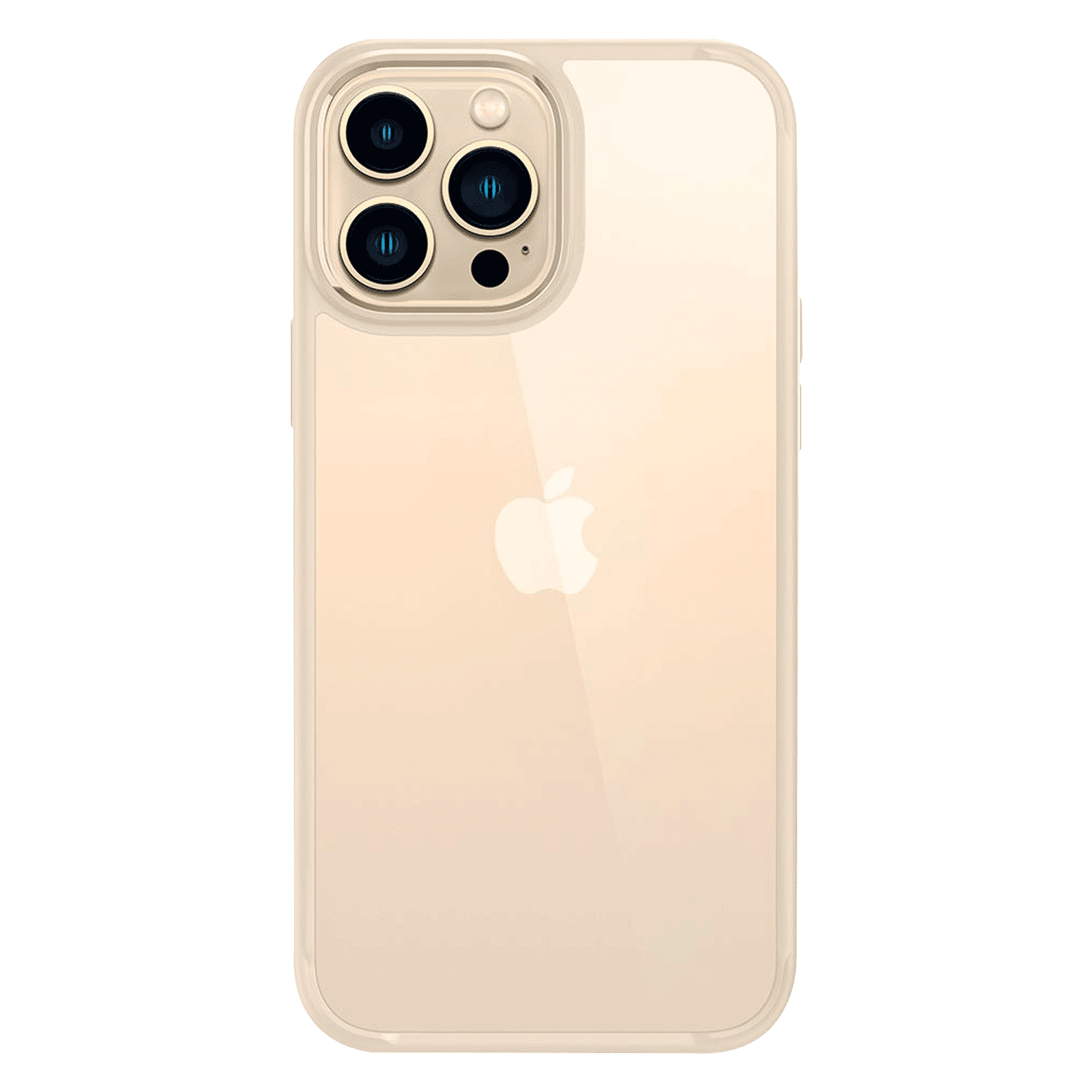 spigen Ultra Hybrid TPU & Polycarbonate Back Cover for Apple iPhone 13 Pro Max (Wireless Charging Compatible?, Sand Beige)_5