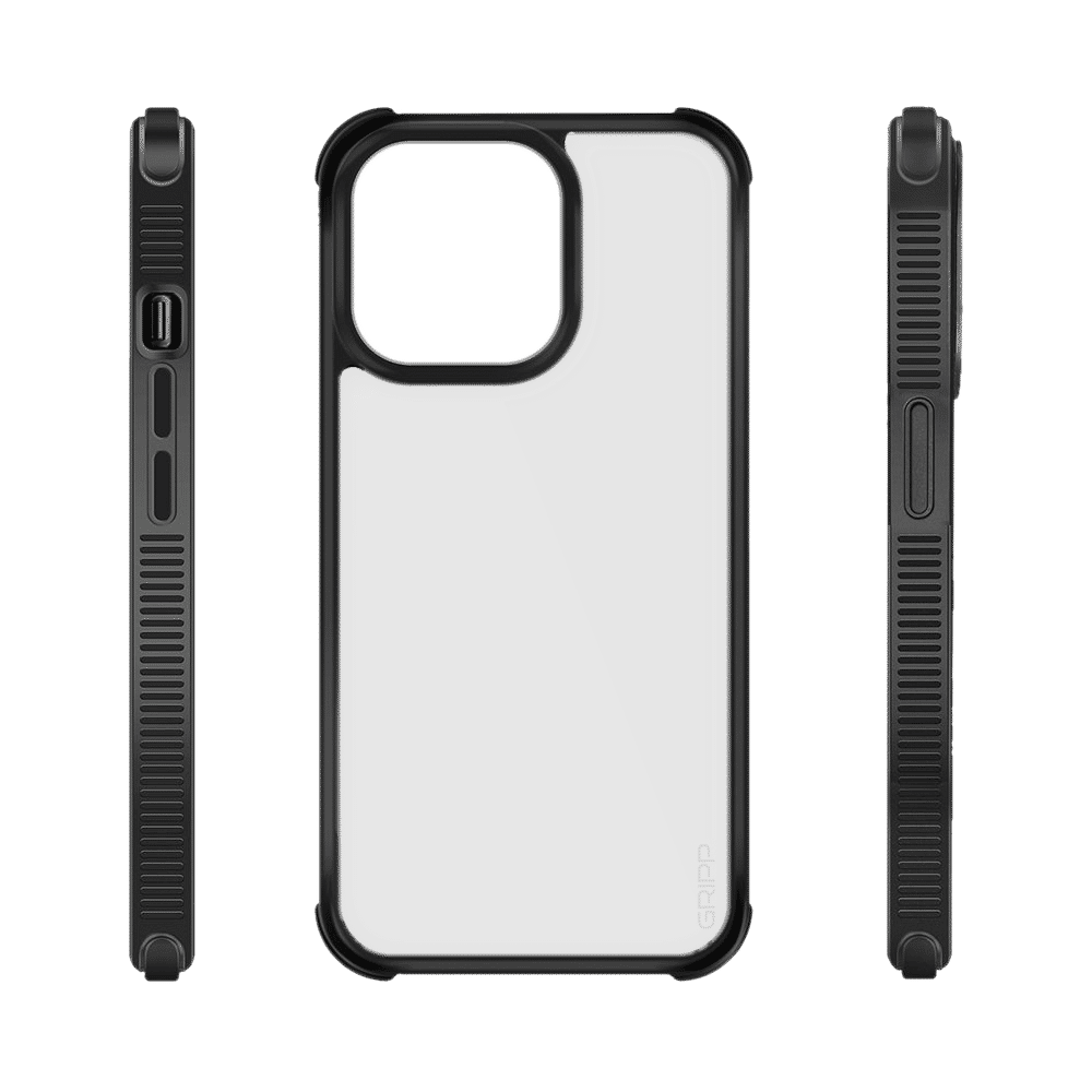 Gripp Shocker Hard Polycarbonate & TPU Back Cover for Apple iPhone 13 Pro (Supports Wireless Charging, Black) Gripp Shocker Hard Polycarbonate & TPU Back Cover for Apple iPhone 13 Pro (Supports Wireless Charging, Black)_6