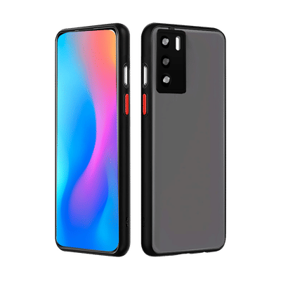 Arrow Duplex Back Cover for vivo V23 (Anti Scratch Design, Black)