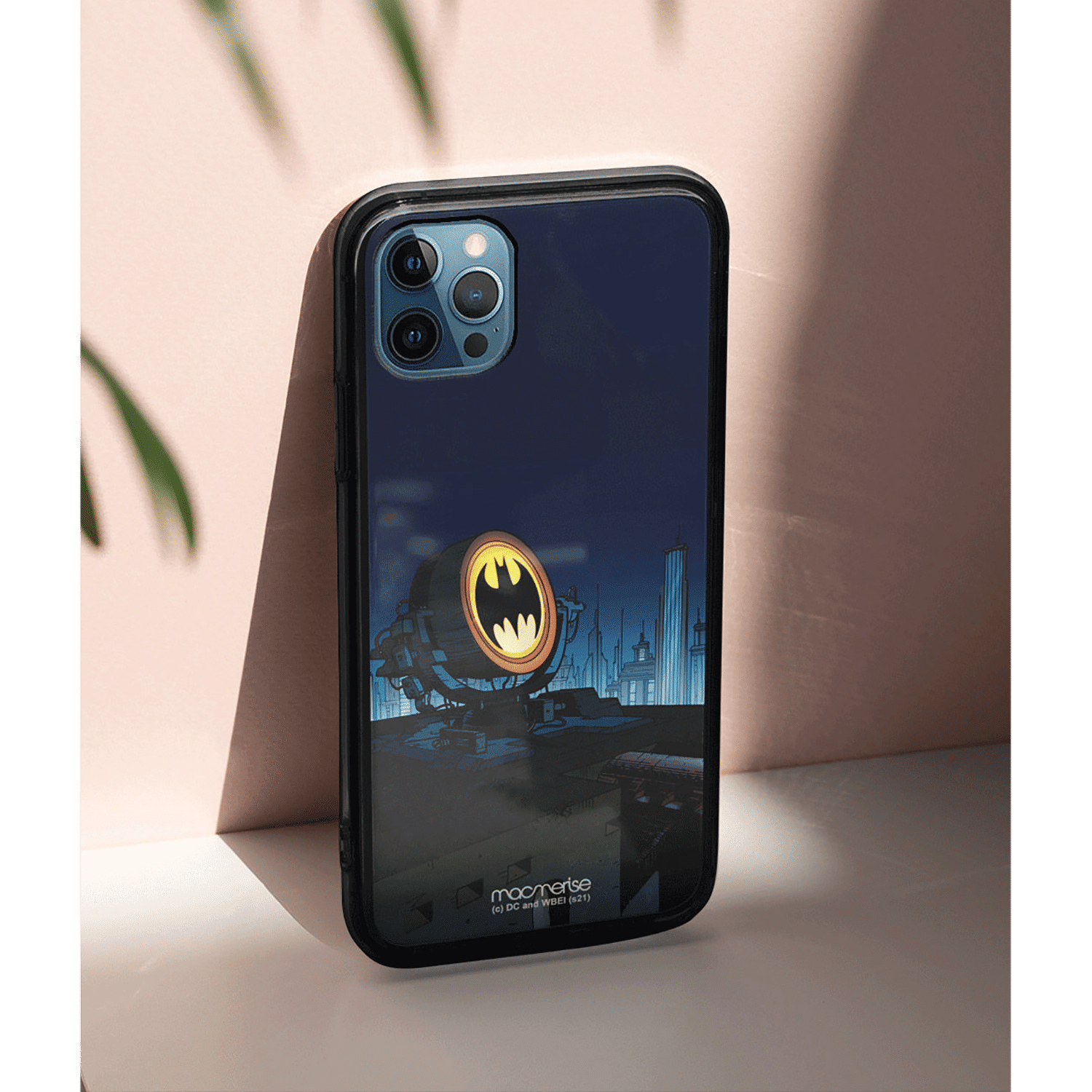 Macmerise Light Up Bat Hard Polycarbonate Back Cover for Apple iPhone 12 Pro Max (Supports Wireless Charging, Multi Color)_3