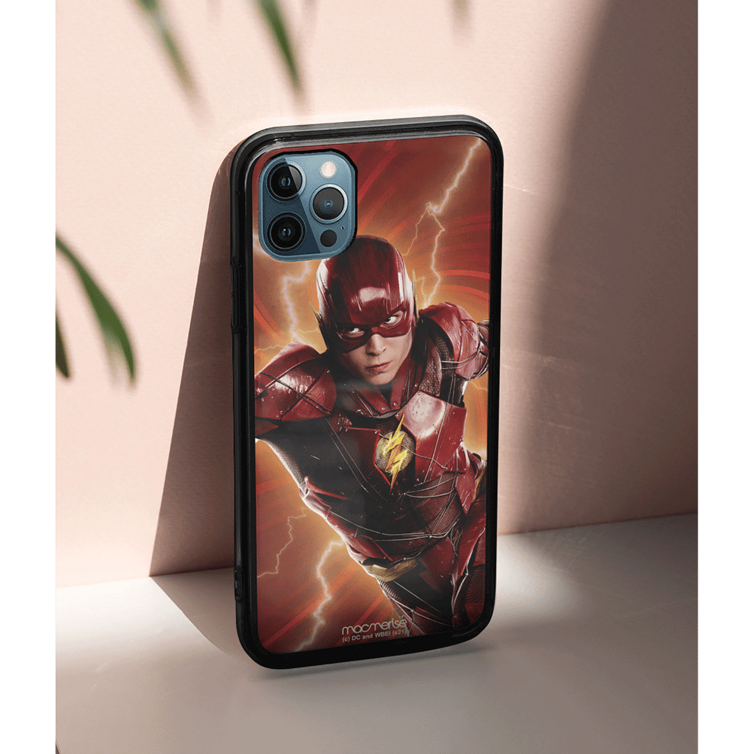 Macmerise Lightspeed Flash Hard Polycarbonate Back Cover for Apple iPhone 12 Pro Max (Supports Wireless Charging, Multi Color)_3