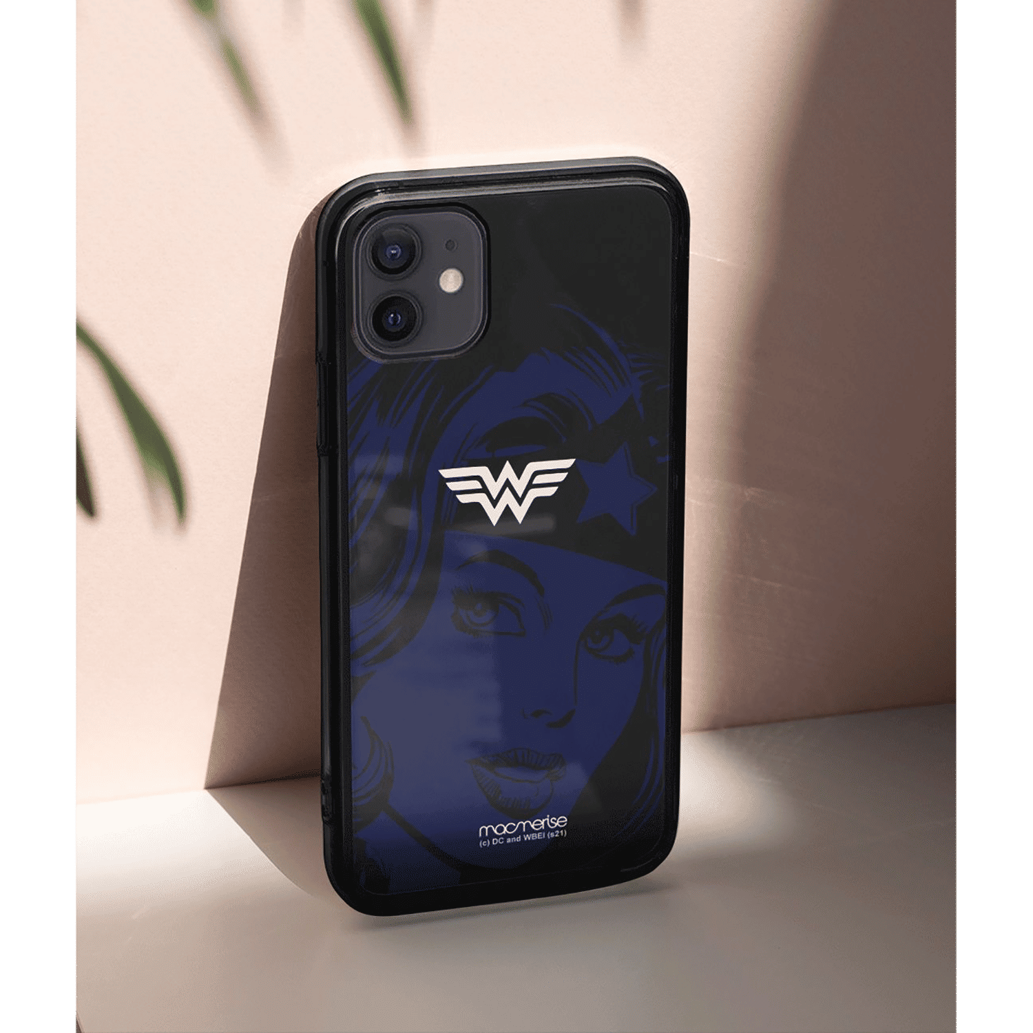Macmerise Silhouette Wonder Woman Hard Polycarbonate Back Cover for Apple iPhone 12 (Supports Wireless Charging, Multi Color) Macmerise Silhouette Wonder Woman Hard Polycarbonate Back Cover for Apple iPhone 12 (Supports Wireless Charging, Multi Color)_3