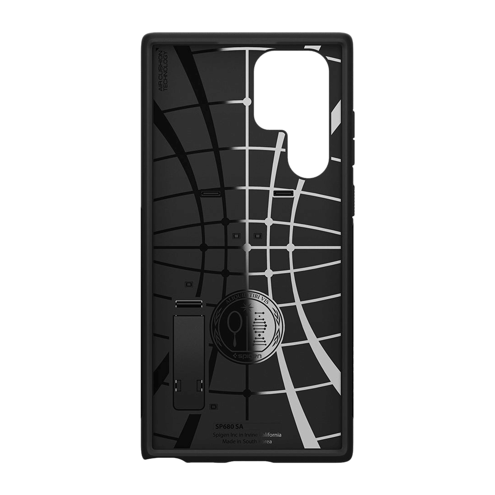Spigen Slim Armor Polycarbonate & TPU & Impact Foam Back Cover for SAMSUNG Galaxy S22 Ultra 5G (Supports Wireless Charging, Black) Spigen Slim Armor Polycarbonate & TPU & Impact Foam Back Cover for SAMSUNG Galaxy S22 Ultra 5G (Supports Wireless Charging, Black)_5