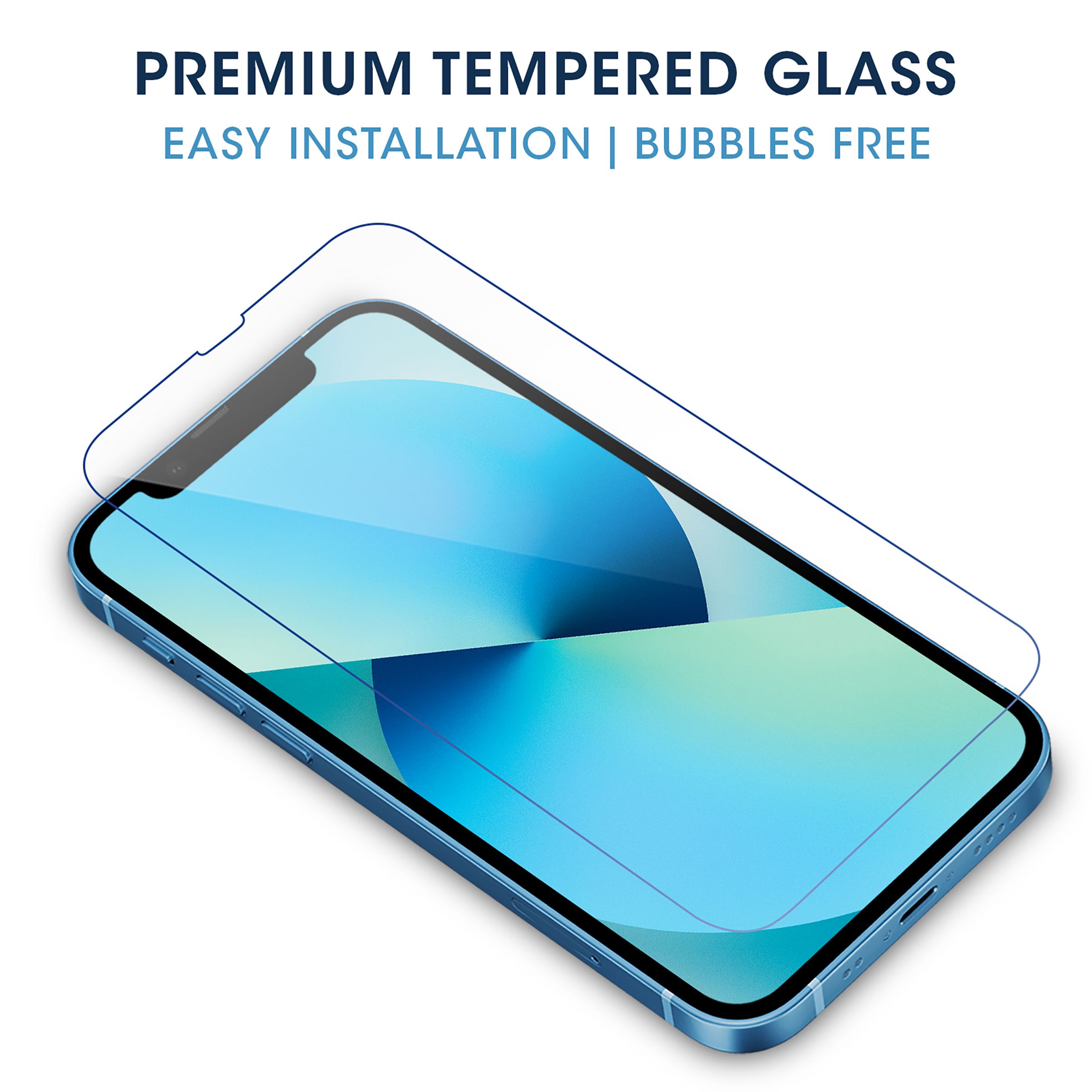 GRIPP Tempered Glass & Hard Polycarbonate Back Cover Combo for Apple iPhone 13 Pro (Scratch Resistant, Clear)_10