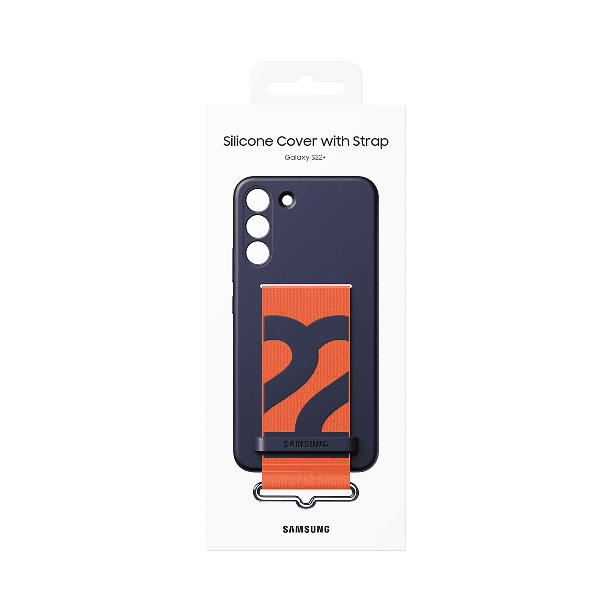 SAMSUNG Silicone Hybrid Cover for SAMSUNG Galaxy S22+ 5G (Detachable Strap, Navy) SAMSUNG Silicone Hybrid Cover for SAMSUNG Galaxy S22+ 5G (Detachable Strap, Navy)_6