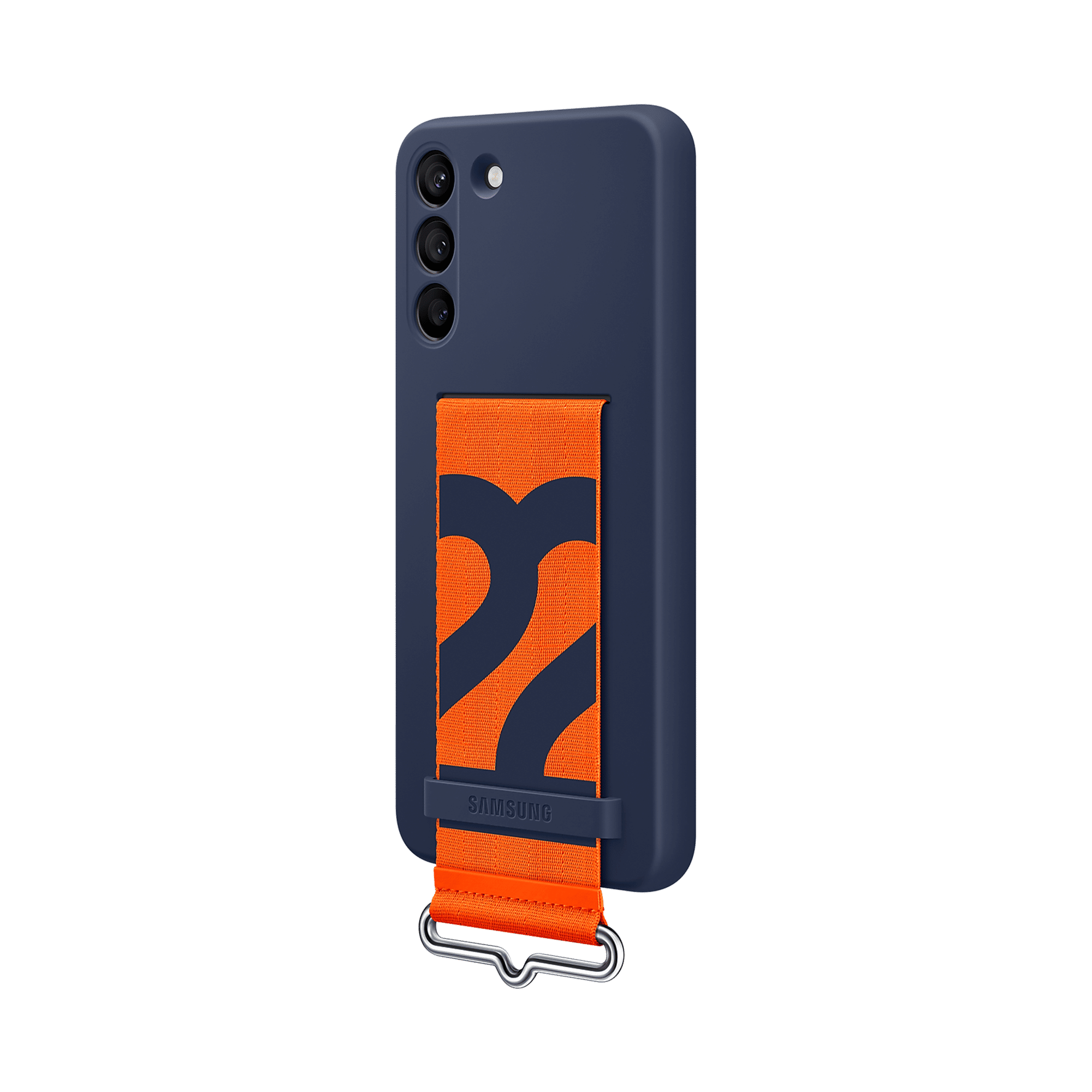 SAMSUNG Silicone Hybrid Cover for SAMSUNG Galaxy S22+ 5G (Detachable Strap, Navy) SAMSUNG Silicone Hybrid Cover for SAMSUNG Galaxy S22+ 5G (Detachable Strap, Navy)_7