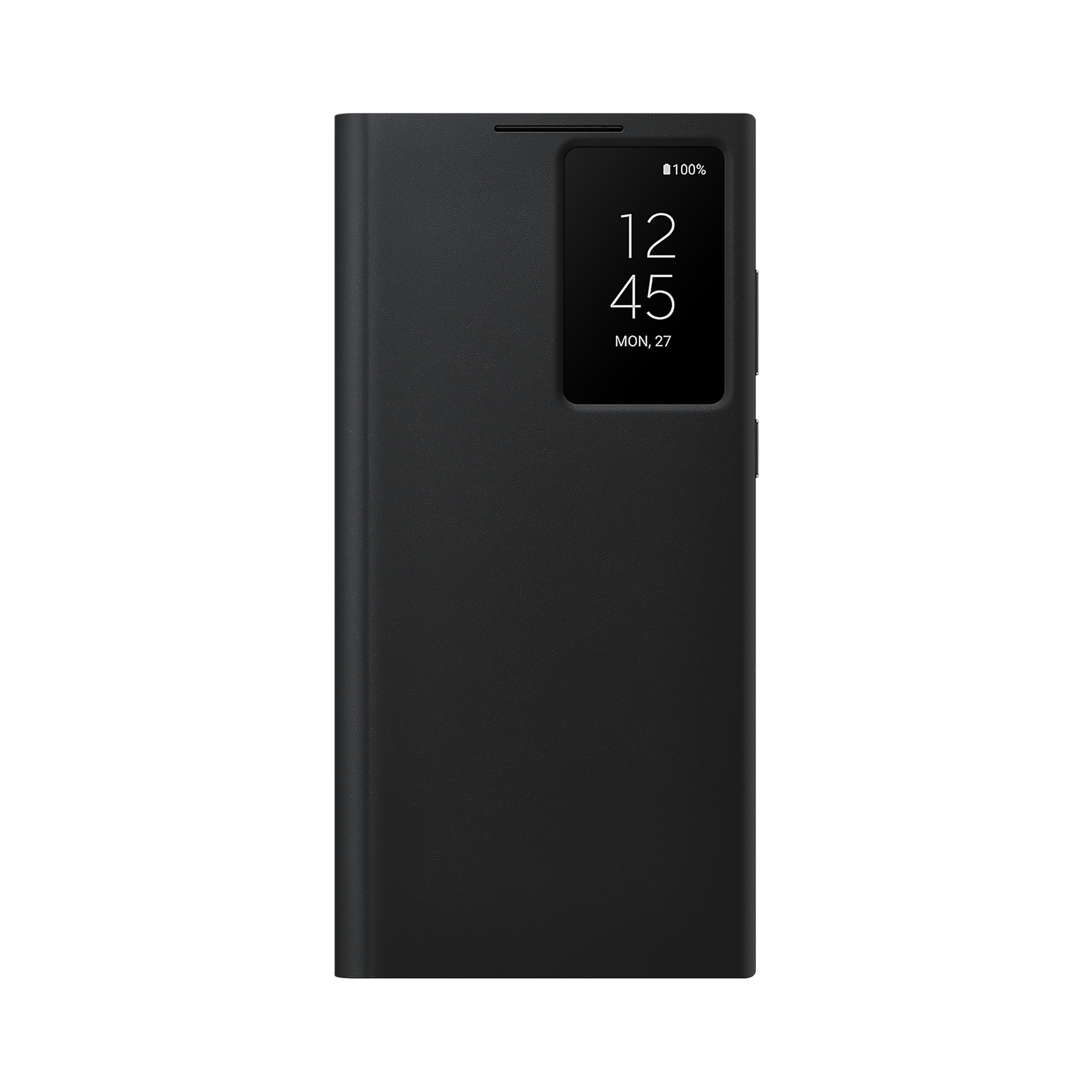 SAMSUNG Smart Clear View Polycarbonate & Polyurethane Flip Cover for SAMSUNG Galaxy S22 Ultra 5G (Anti-Microbial, Black) SAMSUNG Smart Clear View Polycarbonate & Polyurethane Flip Cover for SAMSUNG Galaxy S22 Ultra 5G (Anti-Microbial, Black)_1