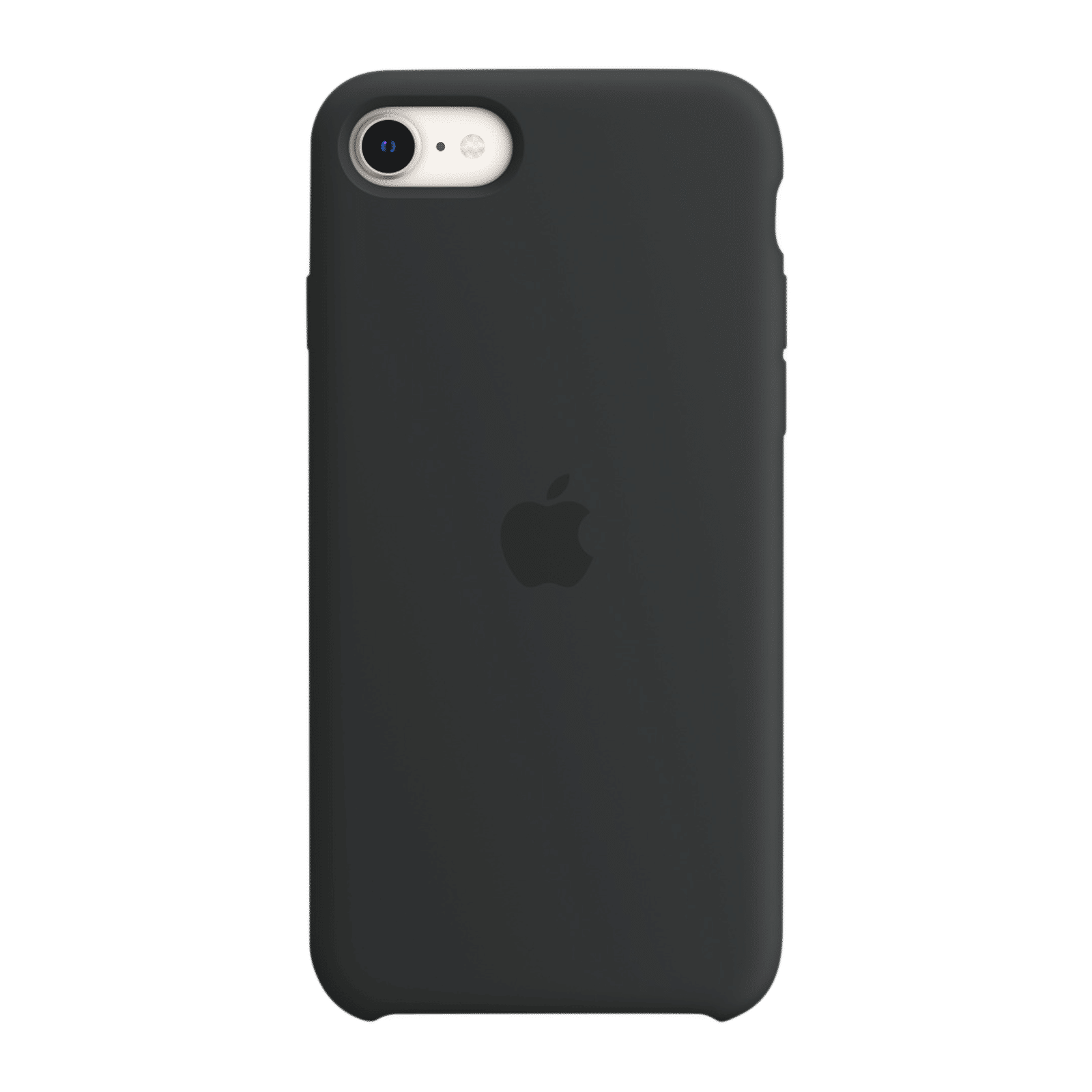 Apple Soft Silicone Back Cover for Apple iPhone SE (3rd & 2nd Gen), 8, 7 (Supports Wireless Charging, Midnight)_2