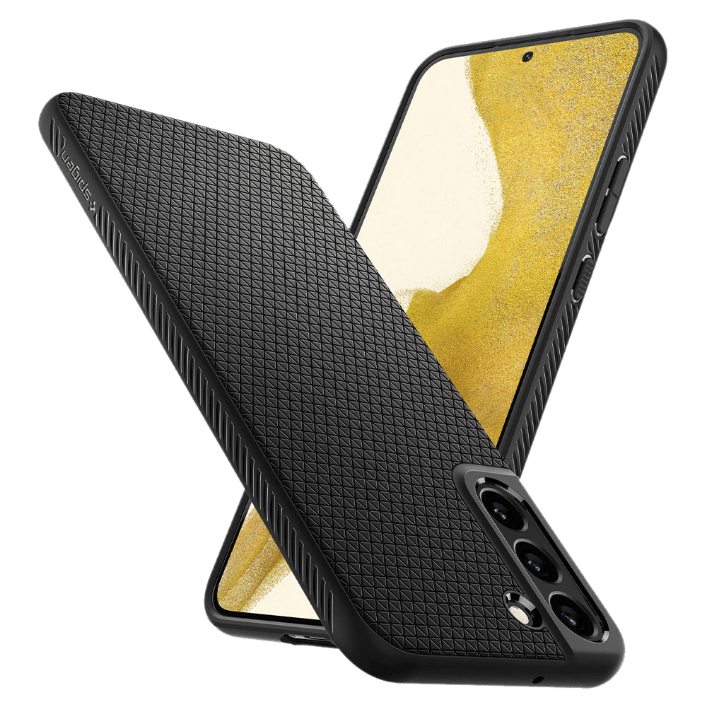 Spigen Liquid Air TPU Back Cover for SAMSUNG Galaxy S22+ 5G (Air Cushion Technology, Matte Black) Spigen Liquid Air TPU Back Cover for SAMSUNG Galaxy S22+ 5G (Air Cushion Technology, Matte Black)_9