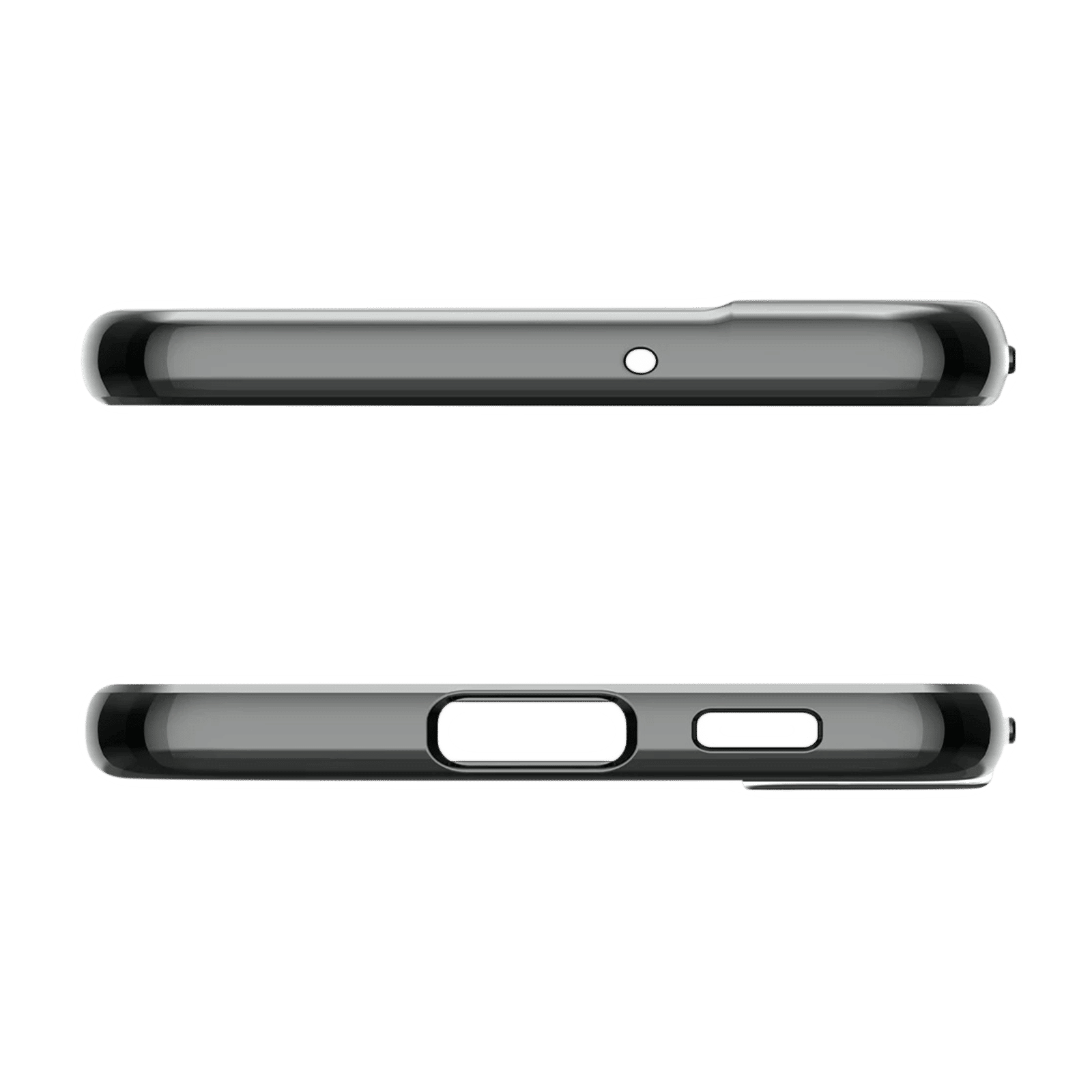Spigen Optik Crystal Soft TPU Back Cover for SAMSUNG Galaxy S22+ 5G (Tactile Buttons, Chrome Gray)_8