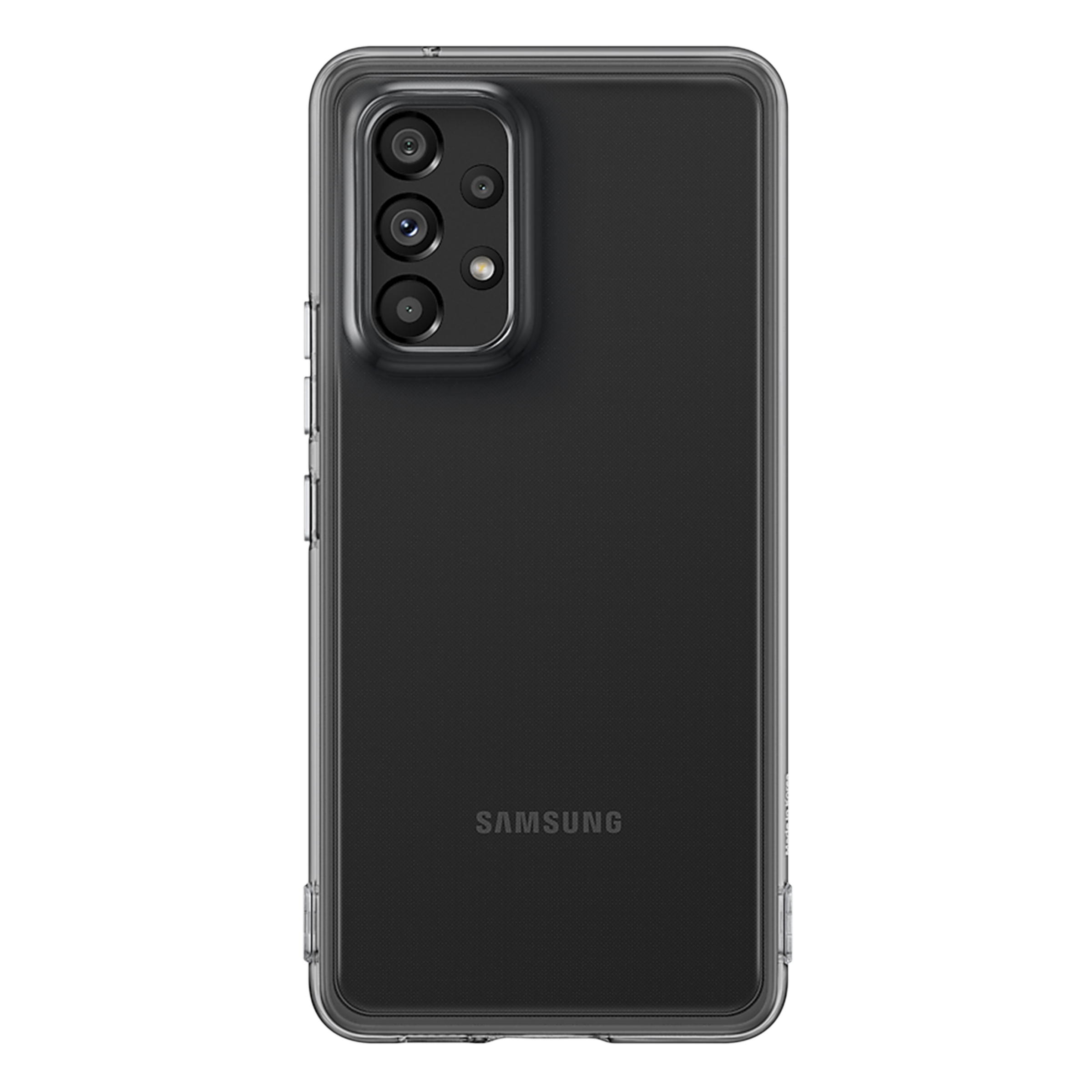 SAMSUNG Soft TPU Back Cover for SAMSUNG Galaxy A53 5G (Protects from Shock & Scratch, Clear Black) SAMSUNG Soft TPU Back Cover for SAMSUNG Galaxy A53 5G (Protects from Shock & Scratch, Clear Black)_1