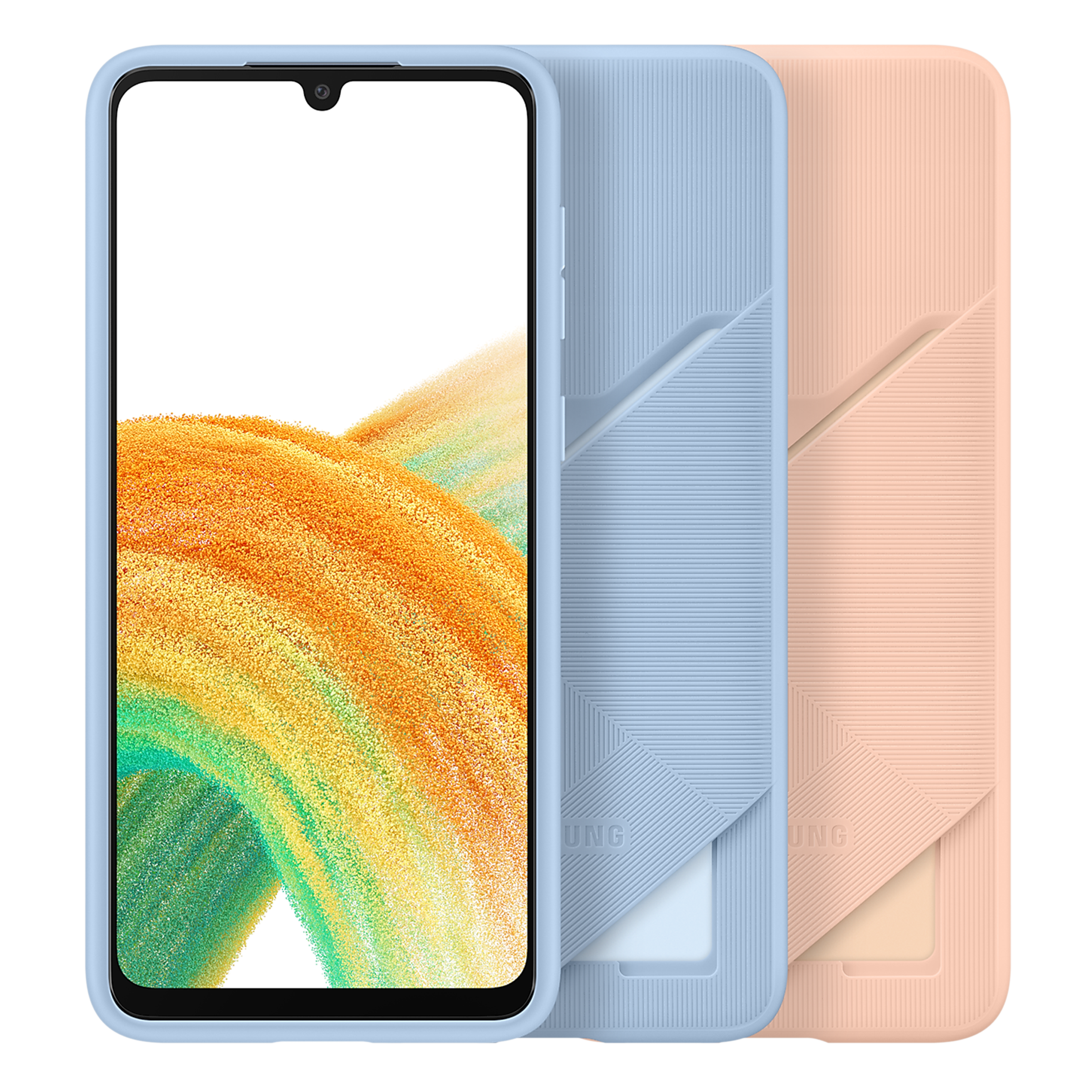 SAMSUNG TPU Back Cover for SAMSUNG Galaxy A33 5G (Sleek Card Pocket, Arctic Blue) SAMSUNG TPU Back Cover for SAMSUNG Galaxy A33 5G (Sleek Card Pocket, Arctic Blue)_6