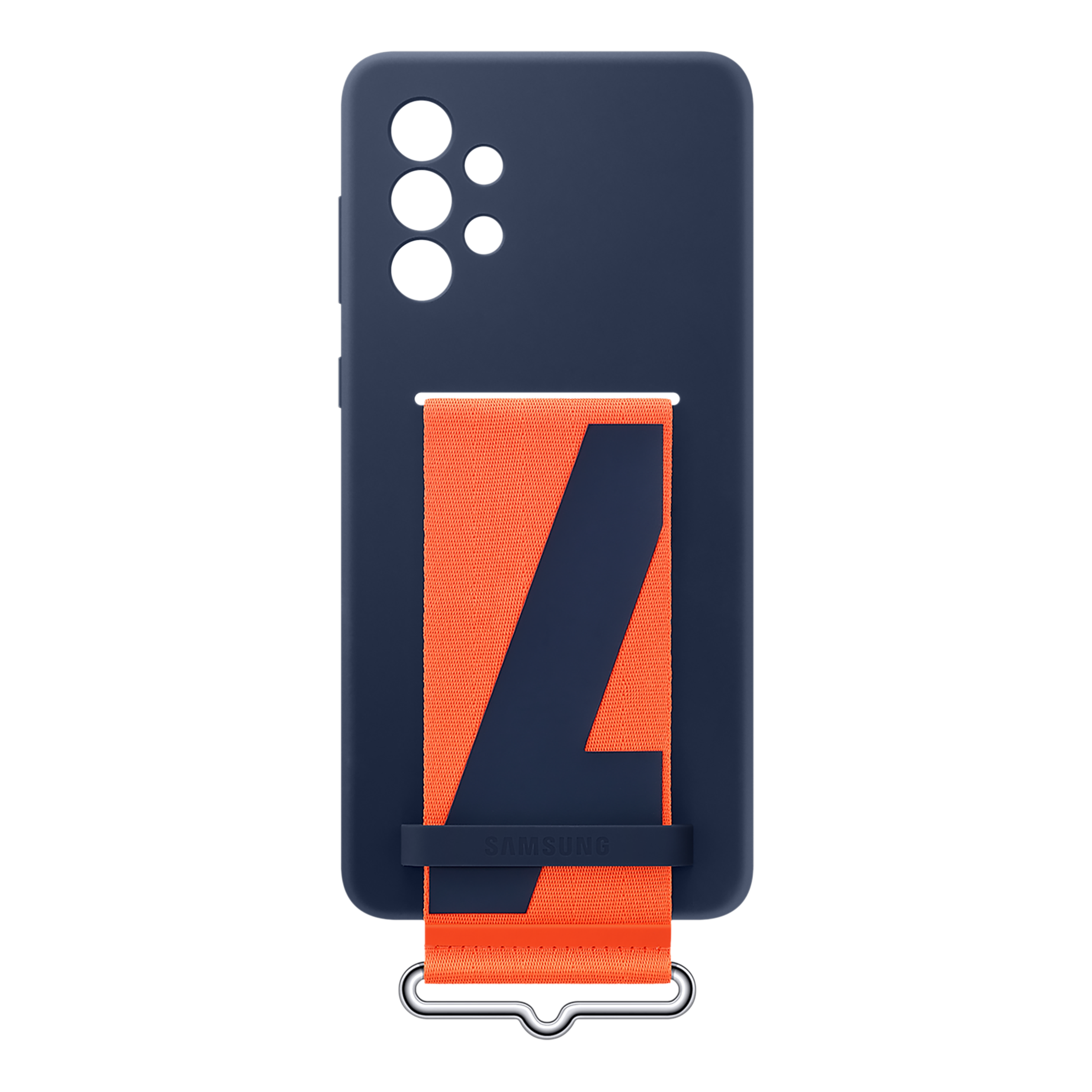 SAMSUNG Soft Silicone Hybrid Cover for SAMSUNG Galaxy A73 5G (Handheld Strap, Navy) SAMSUNG Soft Silicone Hybrid Cover for SAMSUNG Galaxy A73 5G (Handheld Strap, Navy)_6