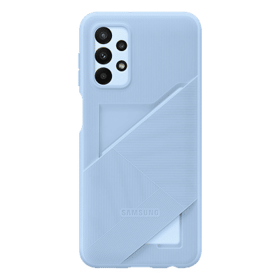 SAMSUNG Soft TPU Back Cover for SAMSUNG Galaxy A23 (Handy Card Slot, Arctic Blue)