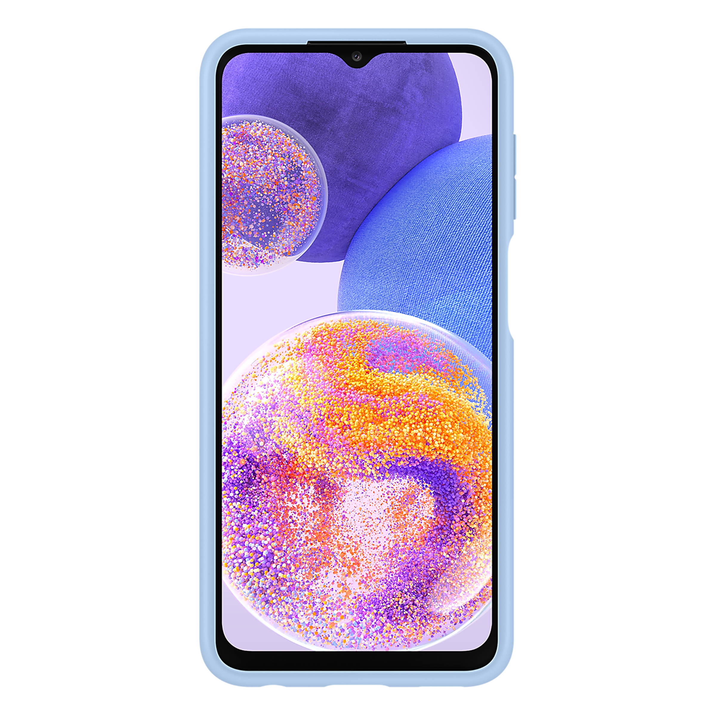SAMSUNG Soft TPU Back Cover for SAMSUNG Galaxy A23 (Handy Card Slot, Arctic Blue)_5
