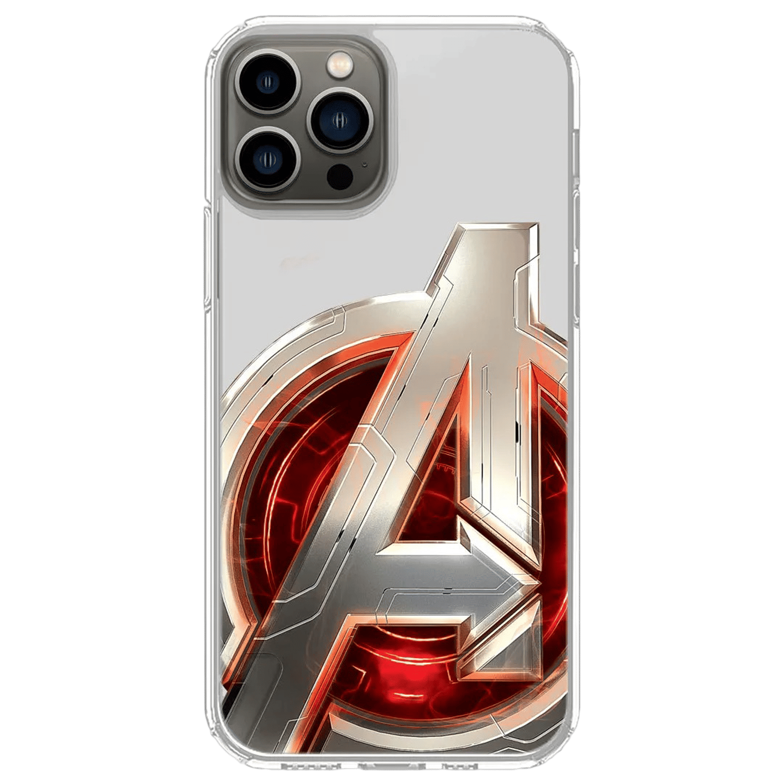 Macmerise Avengers Version 2 Liquid Silicone Back Cover for Apple iPhone 14 Pro (Supports Wireless Charging, Multi Color)_1